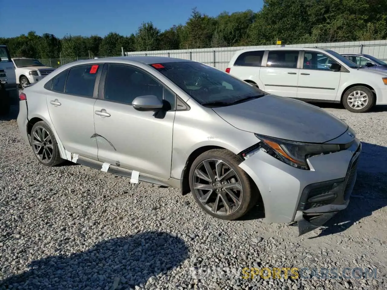 4 Фотография поврежденного автомобиля 5YFS4MCE9MP077442 TOYOTA COROLLA 2021