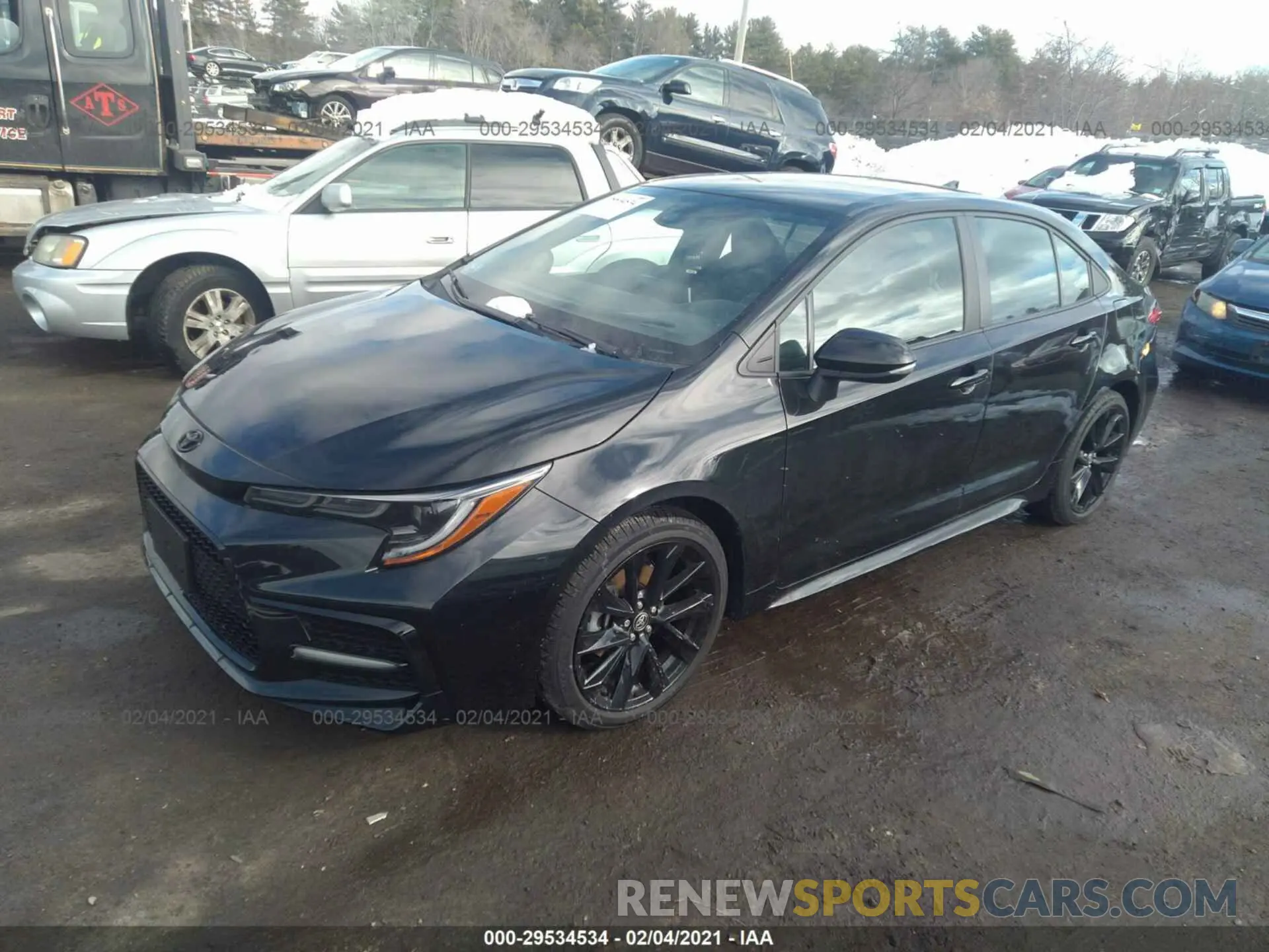 2 Photograph of a damaged car 5YFS4MCEXMP063971 TOYOTA COROLLA 2021