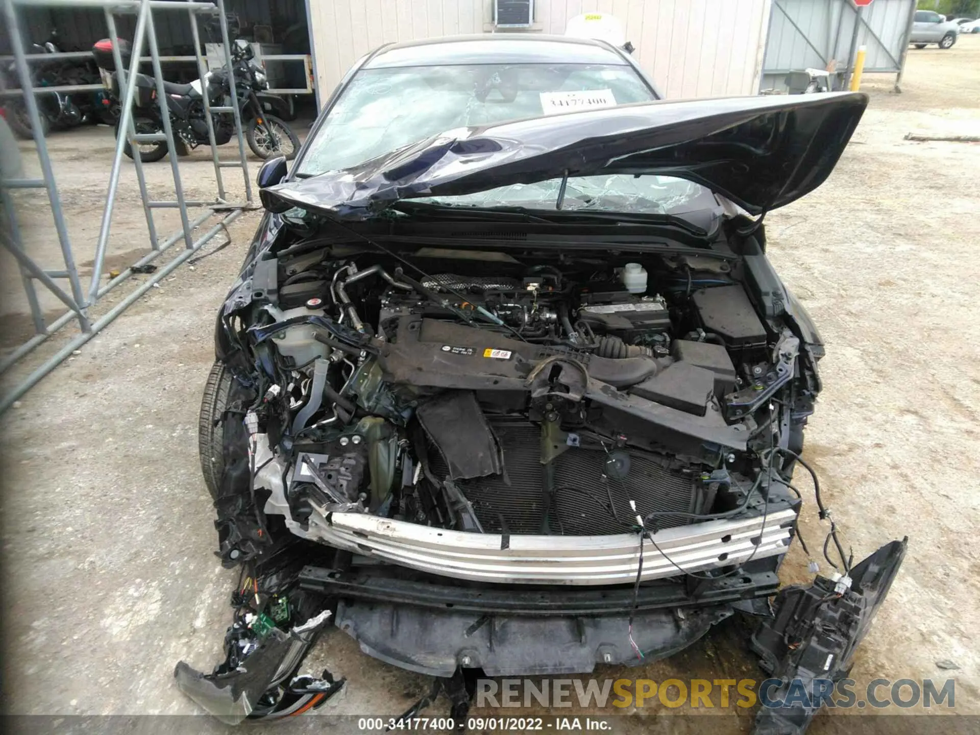 10 Photograph of a damaged car 5YFS4MCEXMP073528 TOYOTA COROLLA 2021