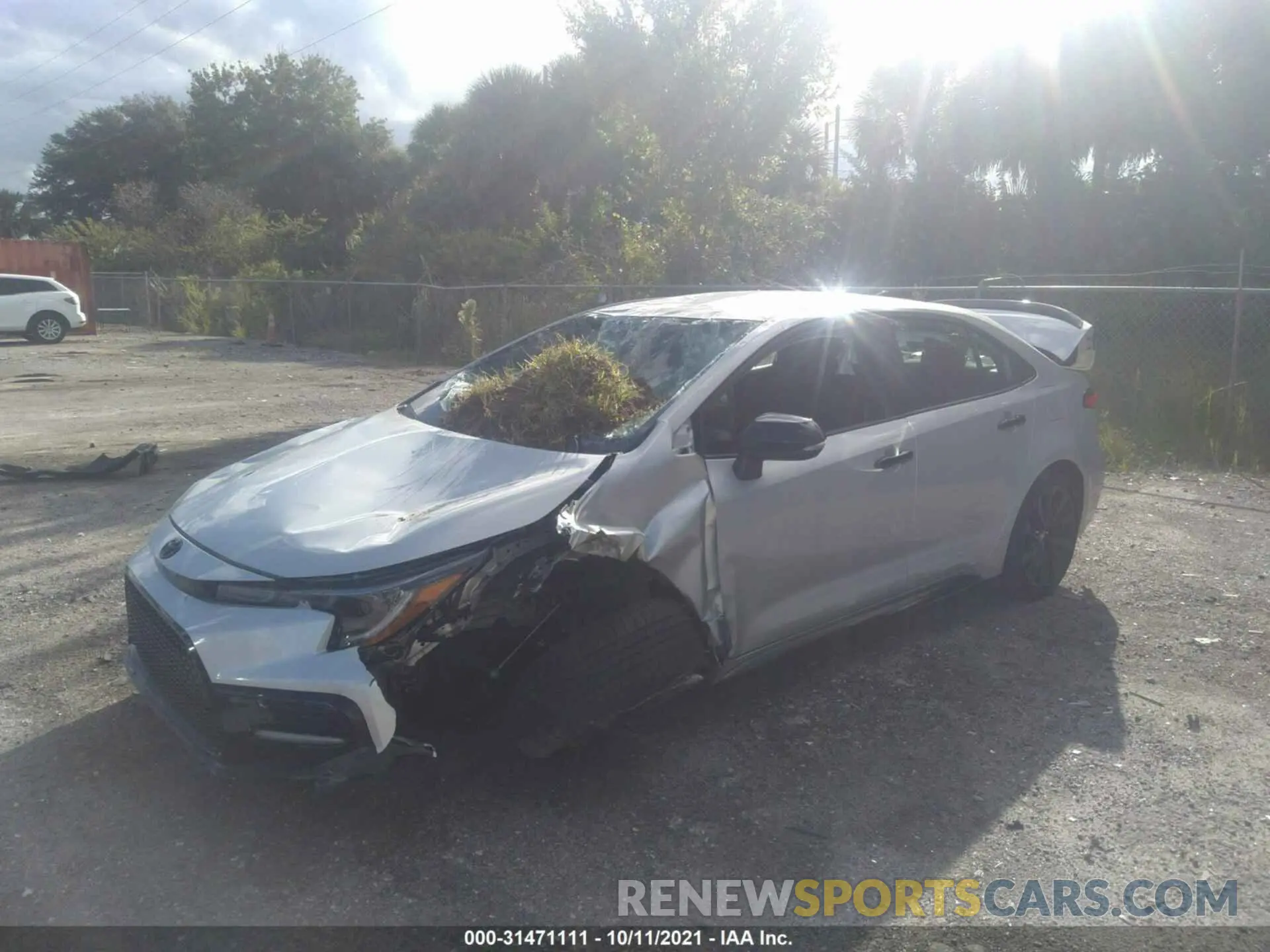 2 Photograph of a damaged car 5YFS4MCEXMP073979 TOYOTA COROLLA 2021