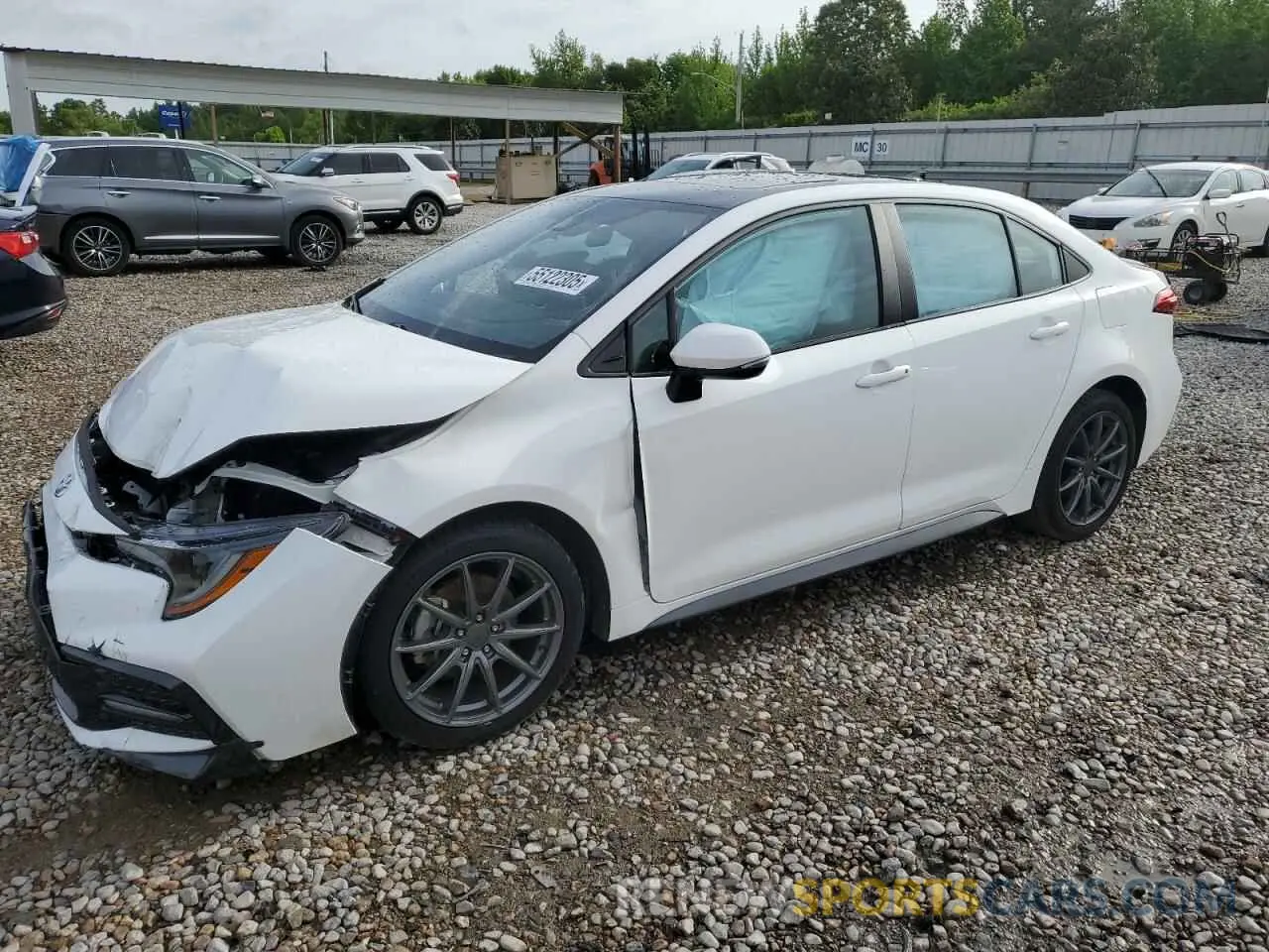 1 Фотография поврежденного автомобиля 5YFT4MCE0MP095560 TOYOTA COROLLA 2021