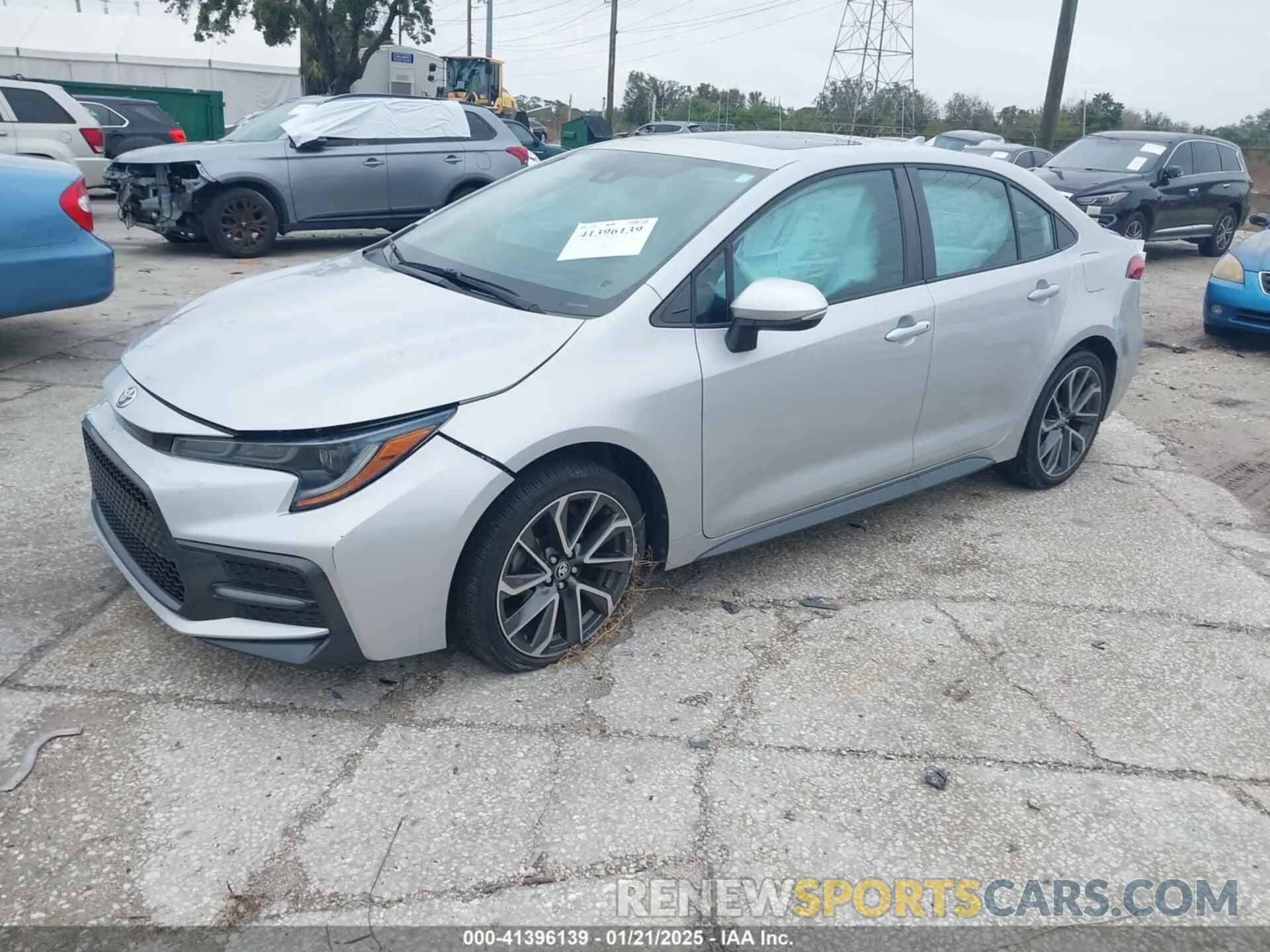 2 Photograph of a damaged car 5YFT4MCE4MP059192 TOYOTA COROLLA 2021