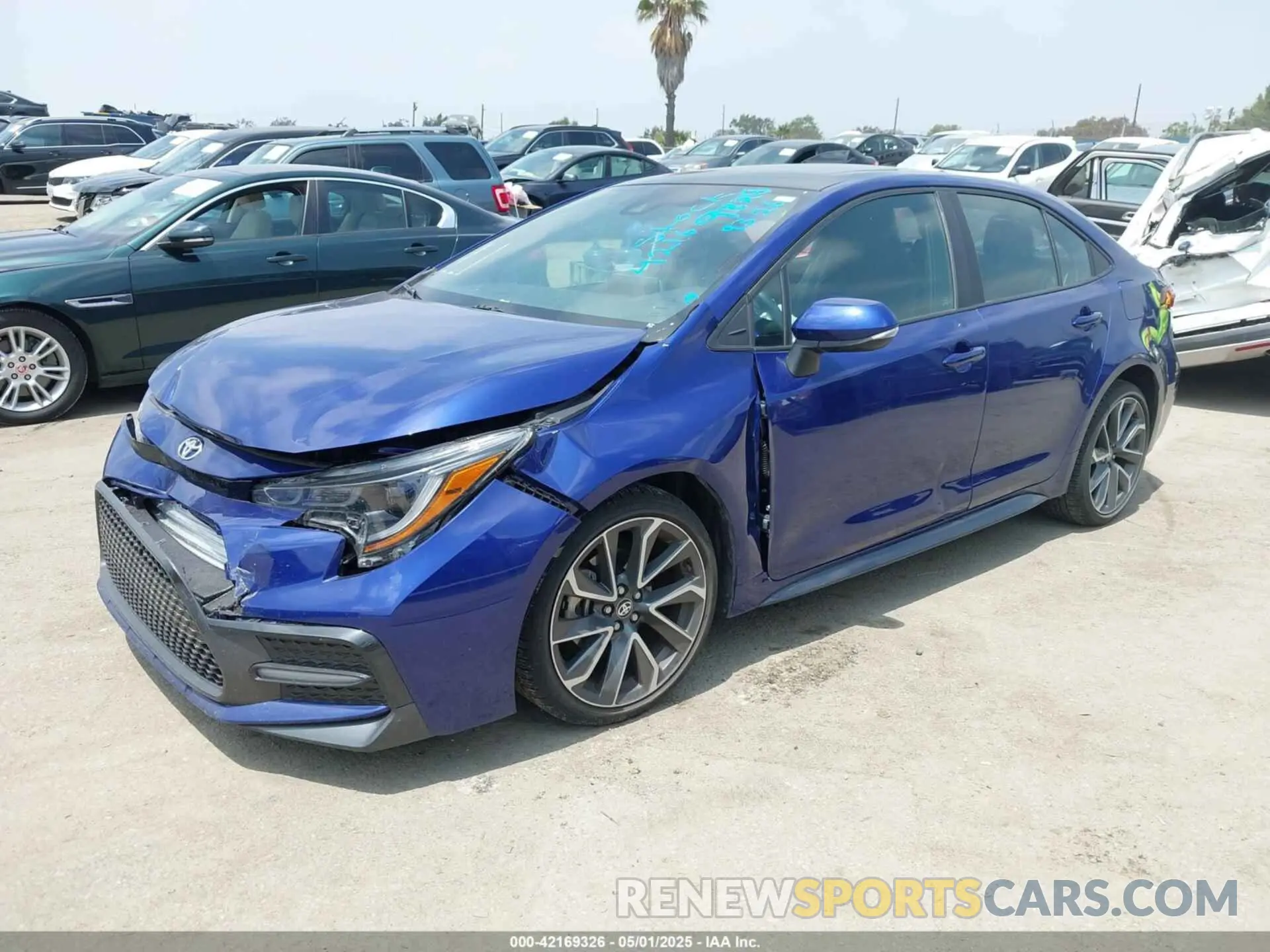 2 Photograph of a damaged car 5YFT4MCE5MP093867 TOYOTA COROLLA 2021