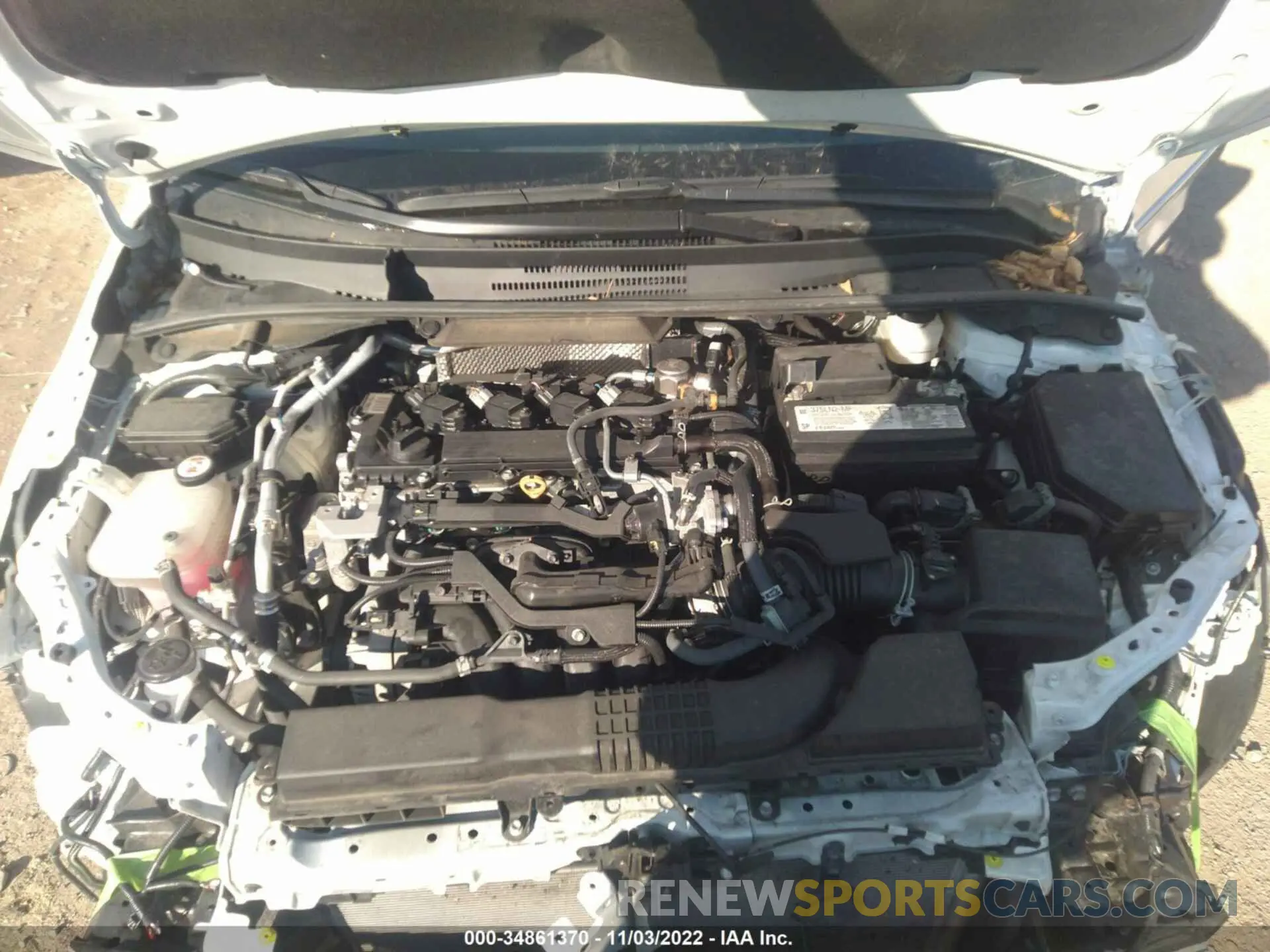 10 Photograph of a damaged car 5YFT4MCE6MP059775 TOYOTA COROLLA 2021