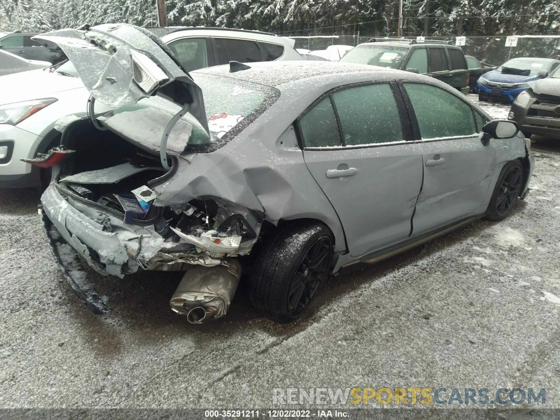 4 Фотография поврежденного автомобиля 5YFT4MCE6MP091108 TOYOTA COROLLA 2021