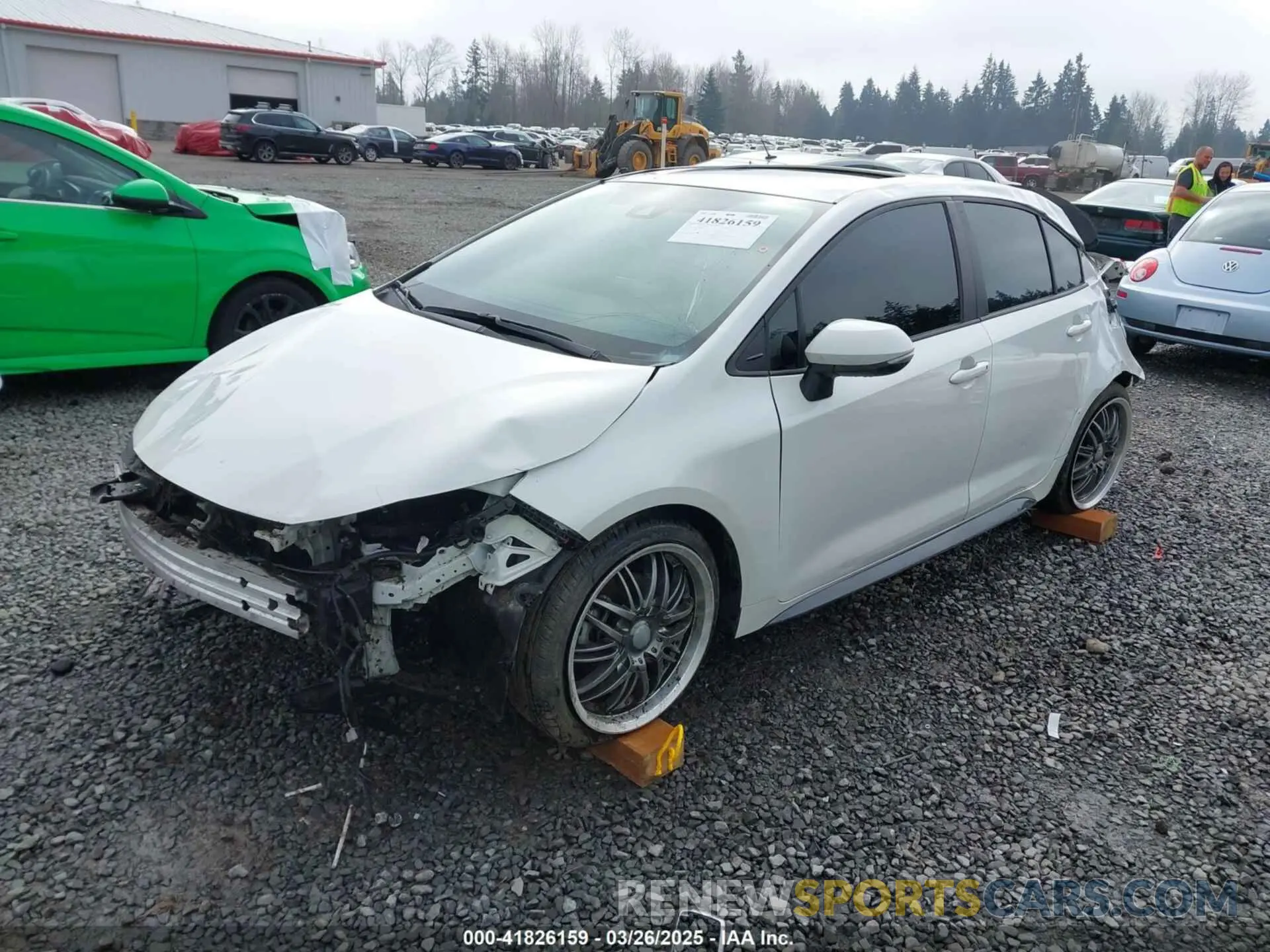 2 Photograph of a damaged car 5YFT4MCE8MP089733 TOYOTA COROLLA 2021