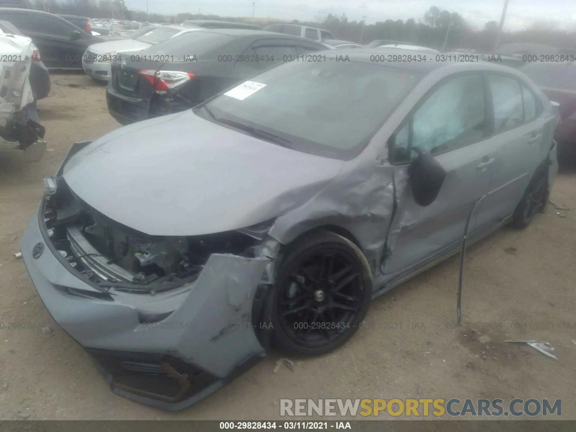 2 Photograph of a damaged car 5YFT4MCEXMP074800 TOYOTA COROLLA 2021