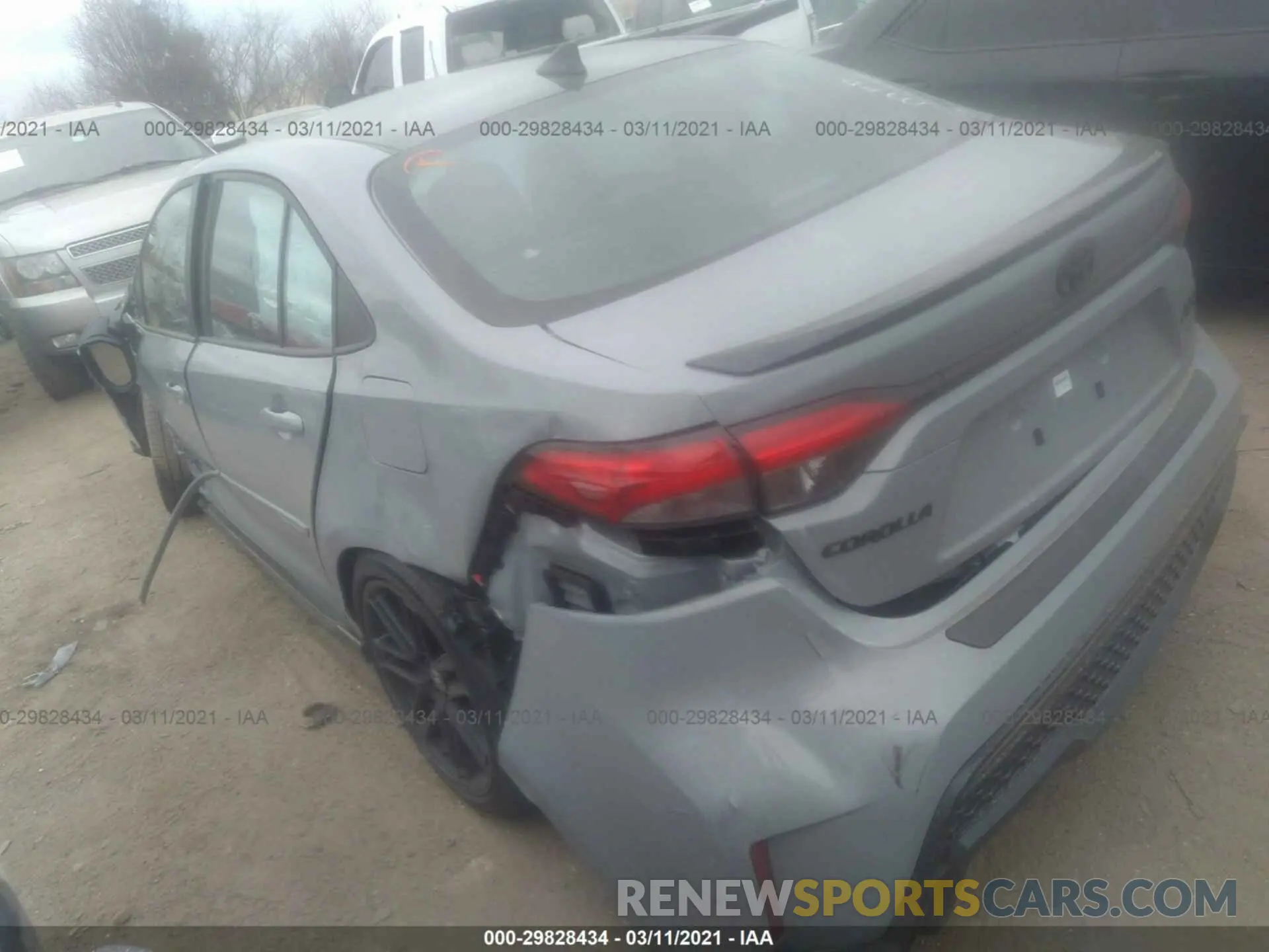 3 Photograph of a damaged car 5YFT4MCEXMP074800 TOYOTA COROLLA 2021