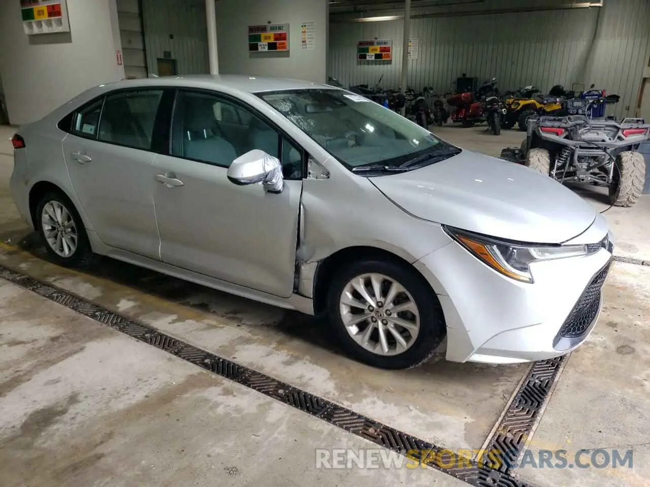 4 Photograph of a damaged car 5YFVPMAE7MP238216 TOYOTA COROLLA 2021