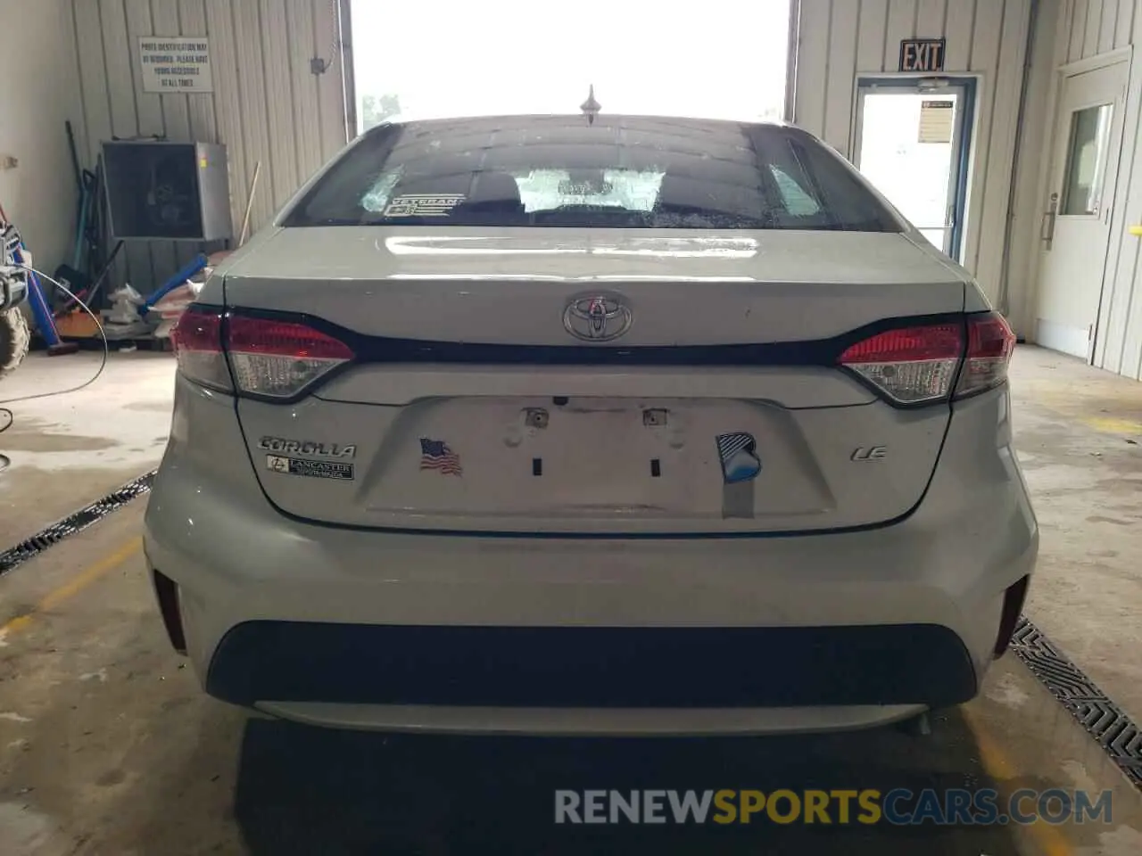 6 Photograph of a damaged car 5YFVPMAE7MP238216 TOYOTA COROLLA 2021
