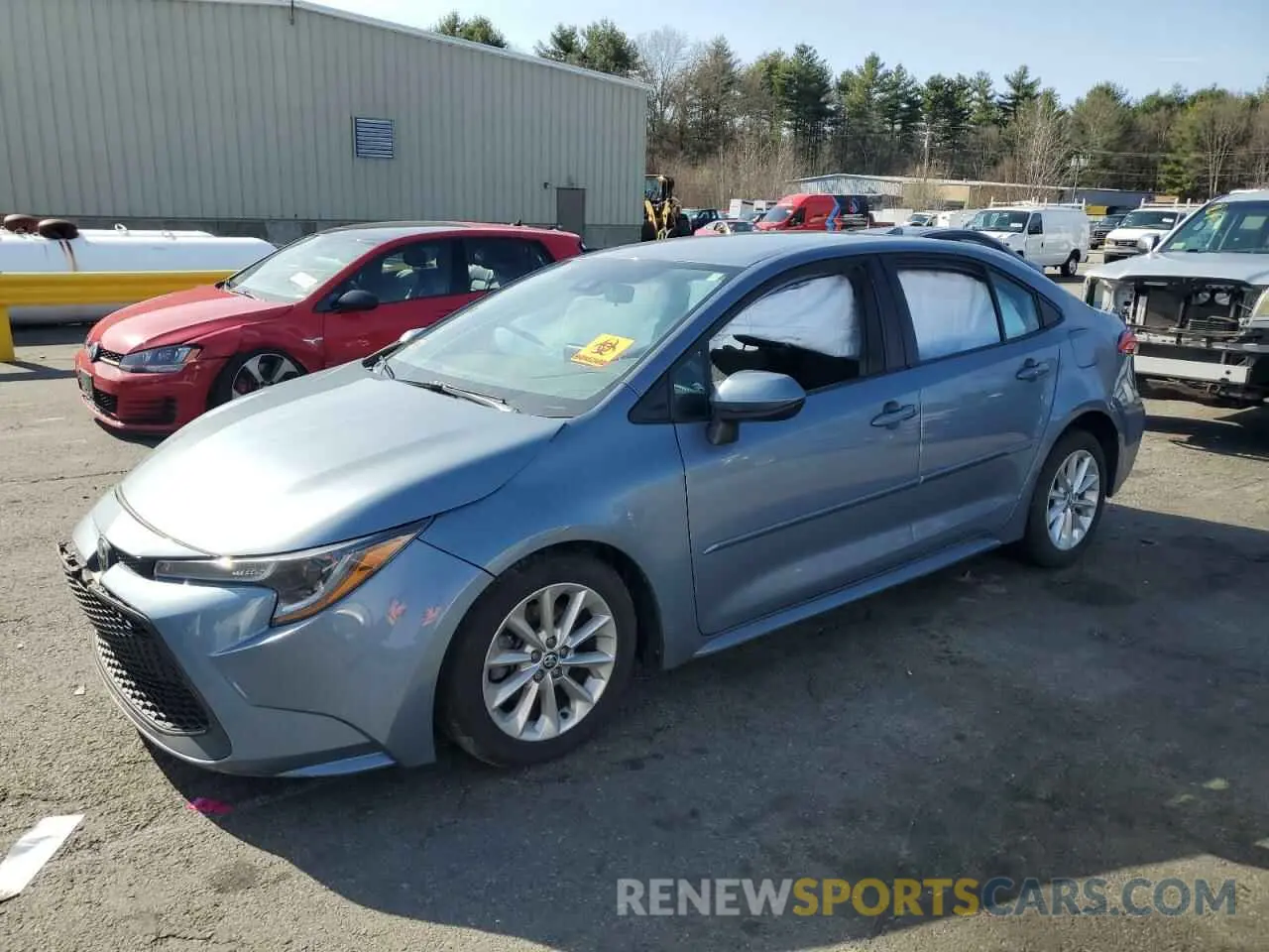 1 Photograph of a damaged car 5YFVPMAE8MP248205 TOYOTA COROLLA 2021