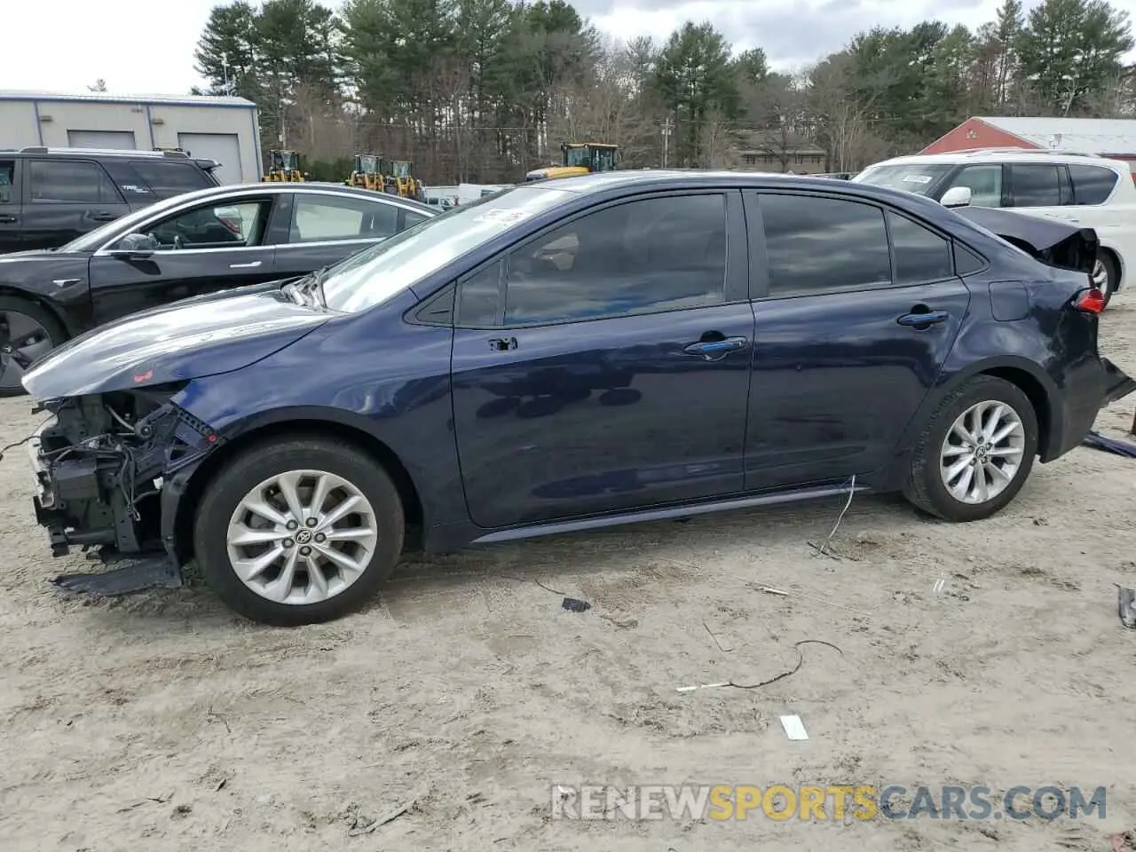 1 Photograph of a damaged car 5YFVPMAE9MP223569 TOYOTA COROLLA 2021