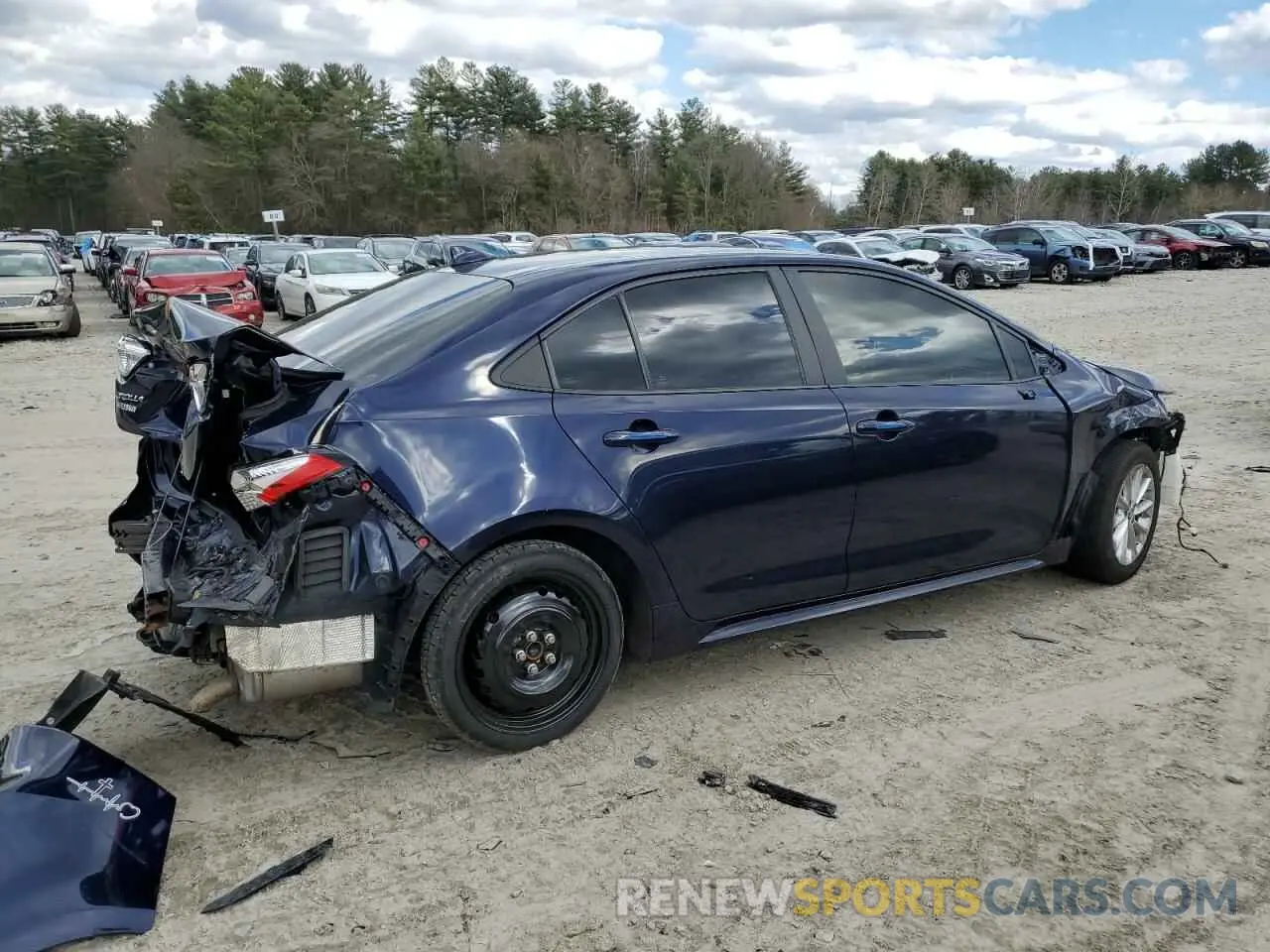 3 Photograph of a damaged car 5YFVPMAE9MP223569 TOYOTA COROLLA 2021