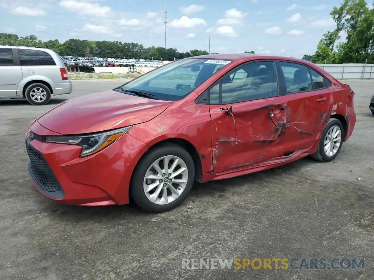 1 Photograph of a damaged car 5YFVPMAE9MP263540 TOYOTA COROLLA 2021