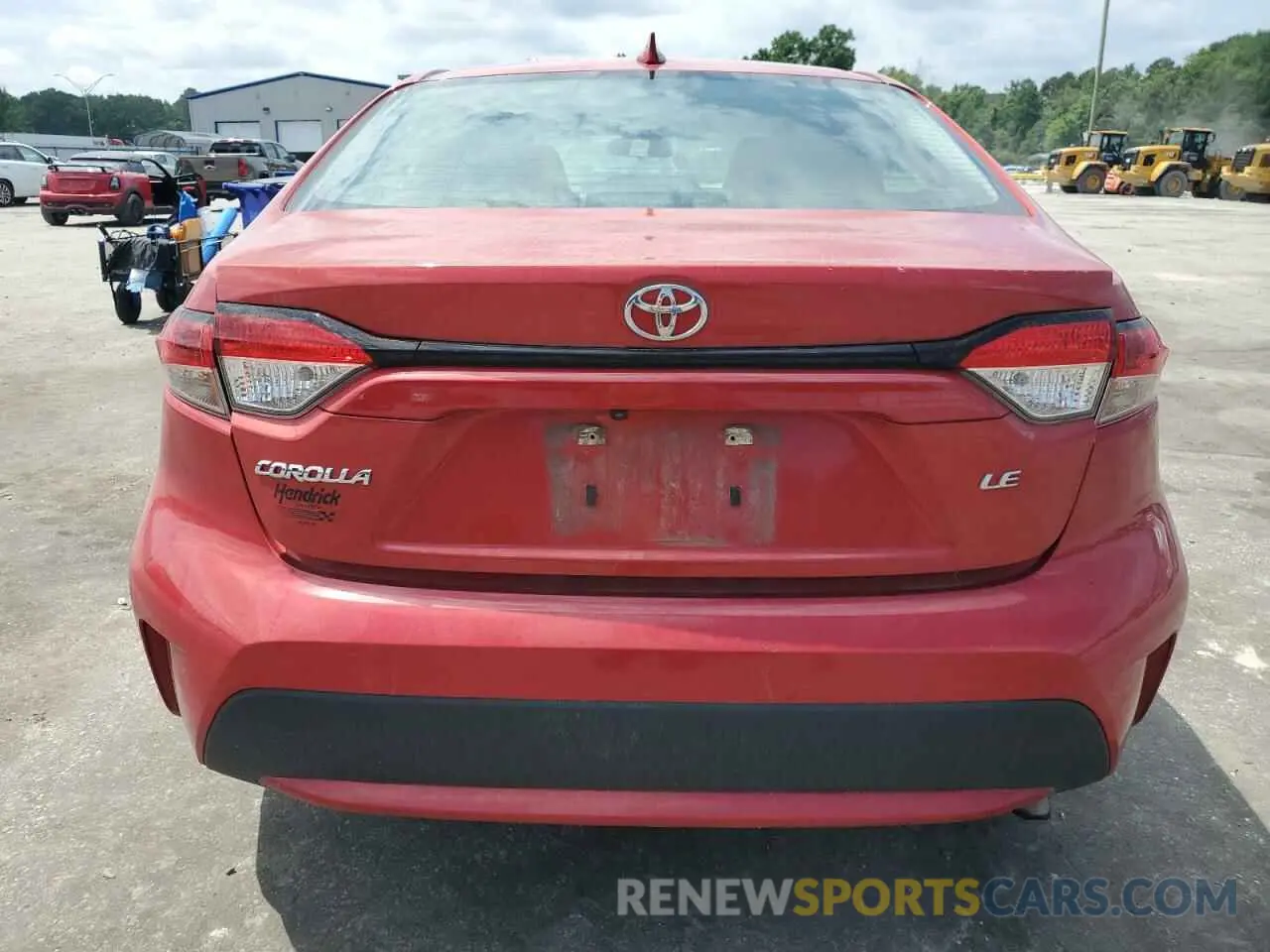 6 Photograph of a damaged car 5YFVPMAE9MP263540 TOYOTA COROLLA 2021