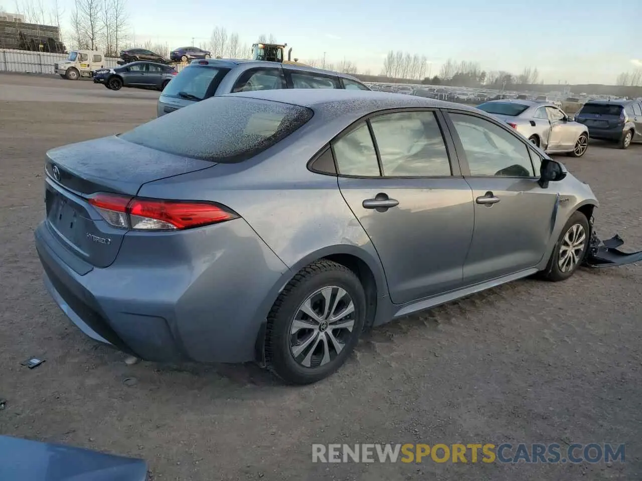 3 Photograph of a damaged car JTDBAMDE4MJ013319 TOYOTA COROLLA 2021