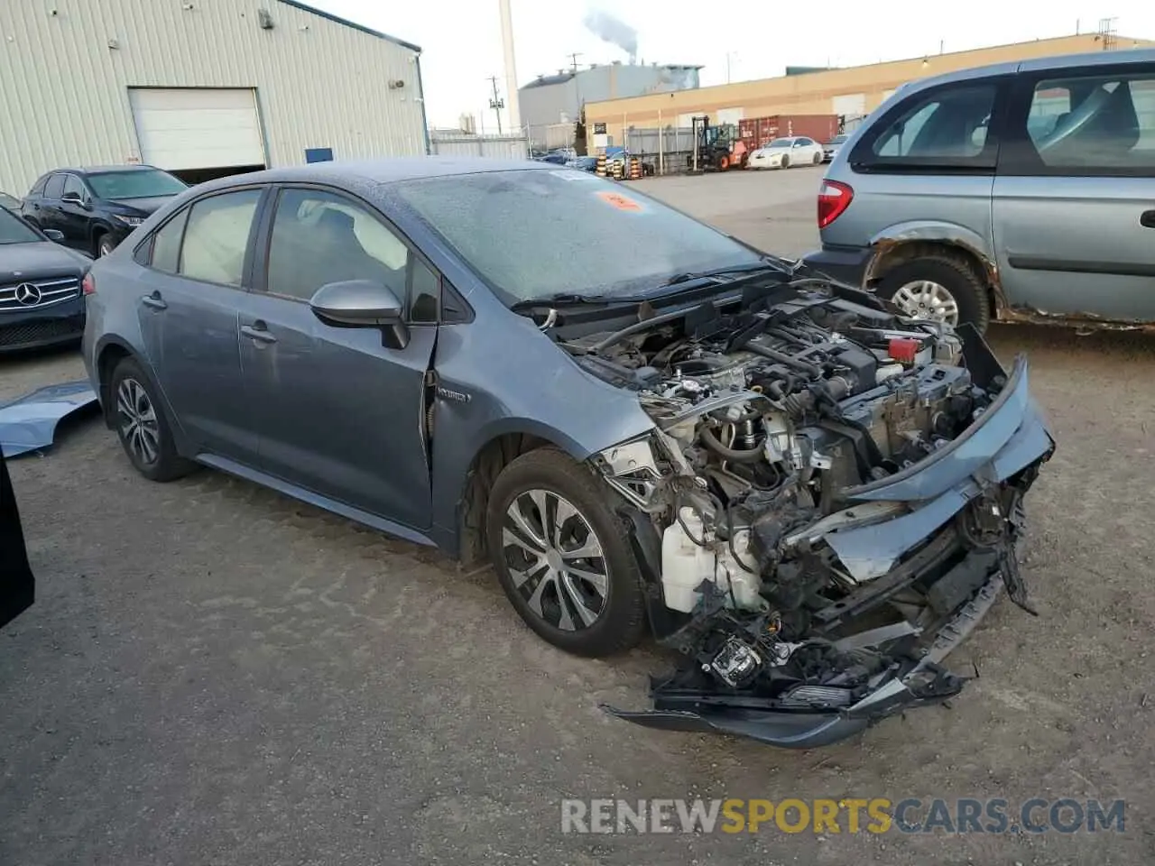 4 Photograph of a damaged car JTDBAMDE4MJ013319 TOYOTA COROLLA 2021