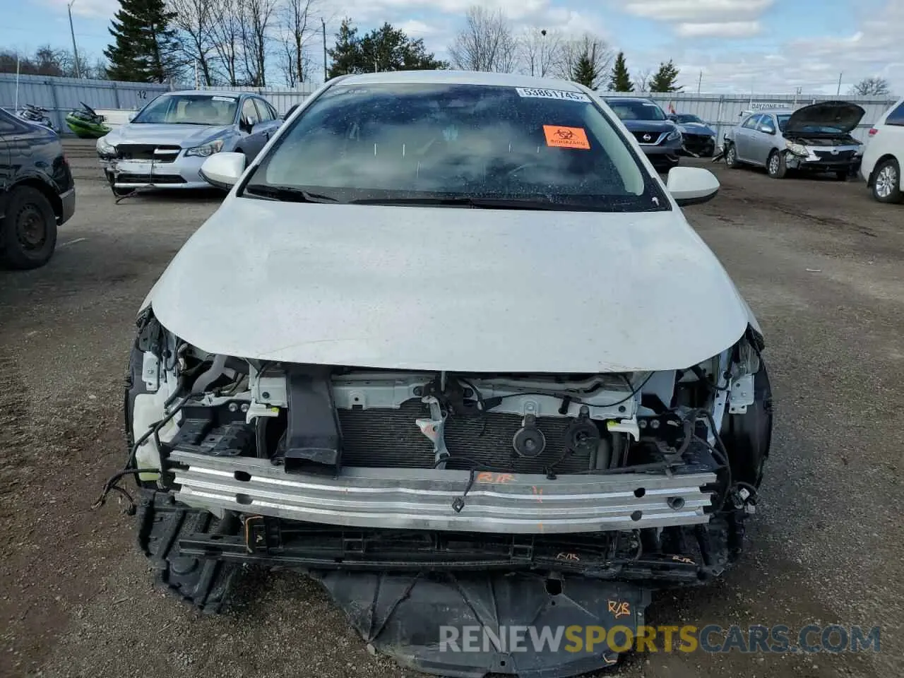 5 Photograph of a damaged car JTDBAMDE5MJ031571 TOYOTA COROLLA 2021