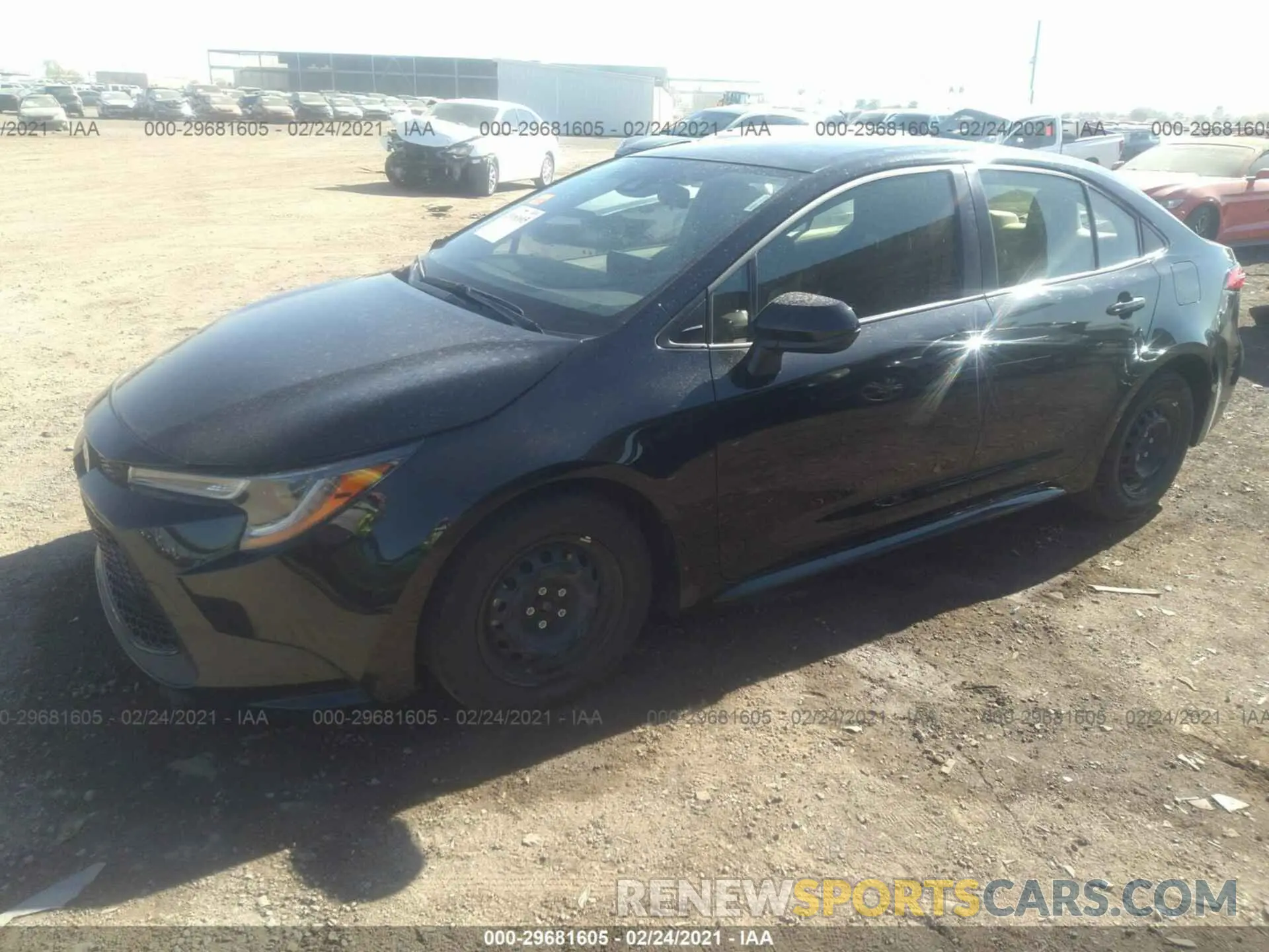2 Photograph of a damaged car JTDDPMAE0MJ142542 TOYOTA COROLLA 2021