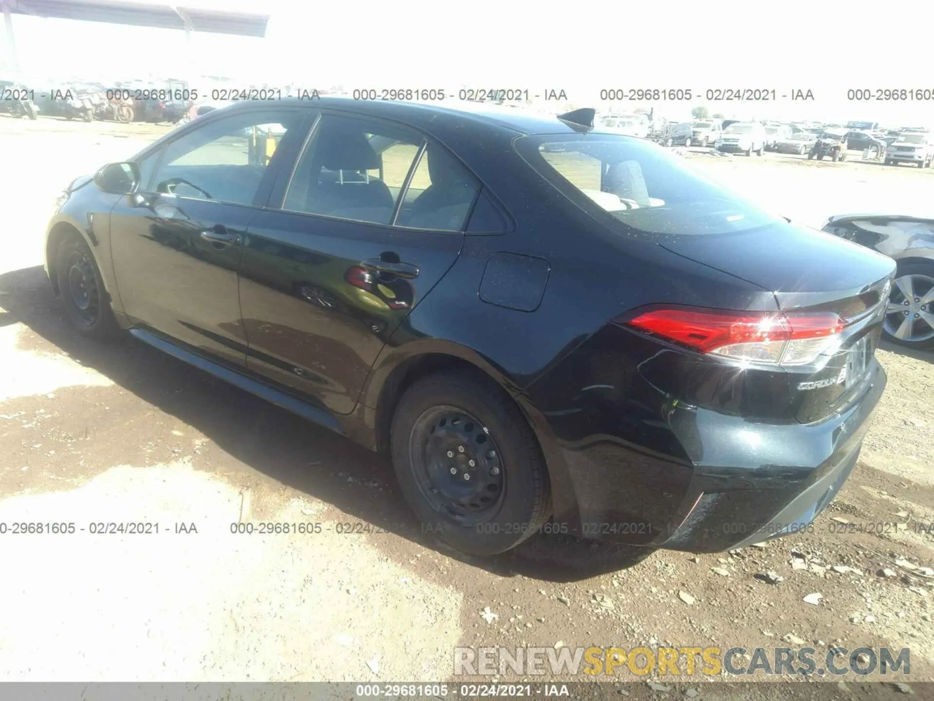 3 Photograph of a damaged car JTDDPMAE0MJ142542 TOYOTA COROLLA 2021