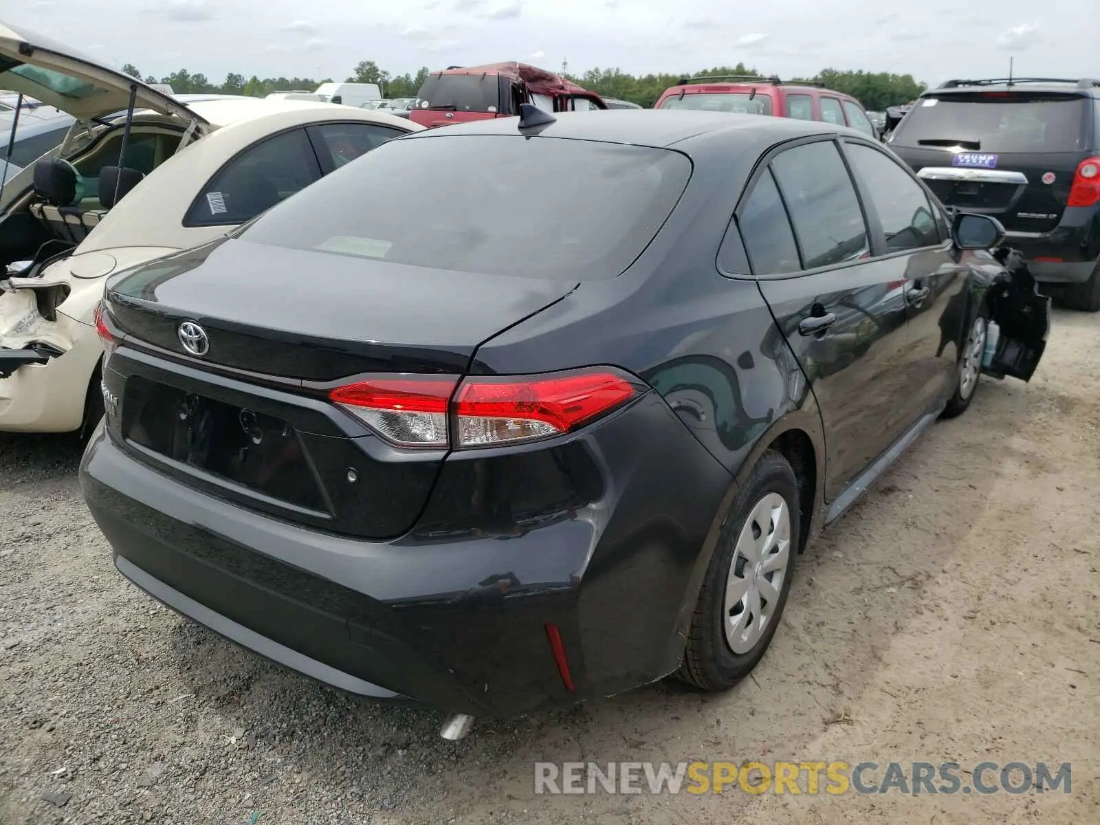 4 Photograph of a damaged car JTDDPMAE4MJ176578 TOYOTA COROLLA 2021