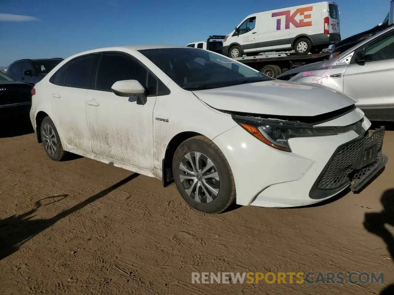 4 Photograph of a damaged car JTDEAMDE0MJ028459 TOYOTA COROLLA 2021