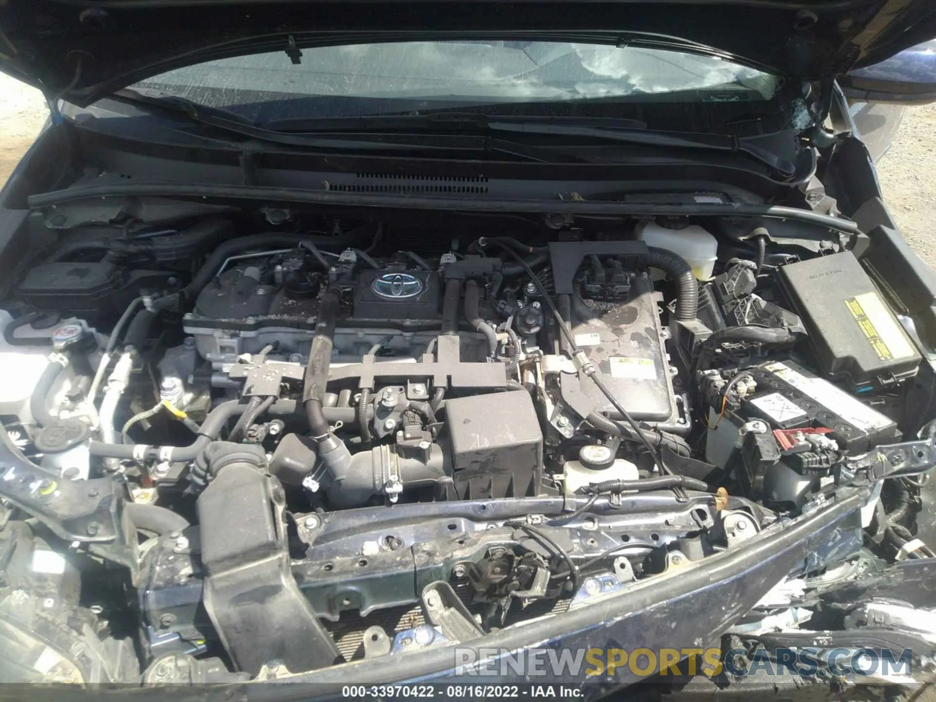 10 Photograph of a damaged car JTDEAMDE1MJ008169 TOYOTA COROLLA 2021