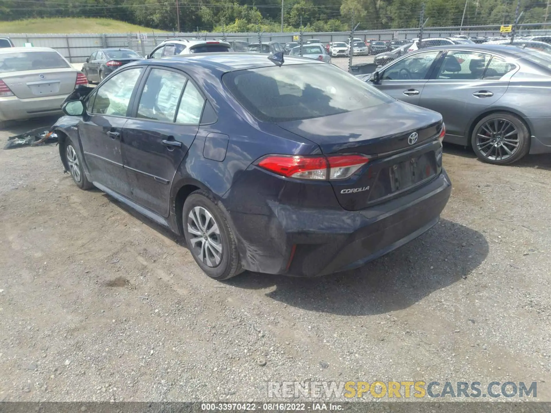 3 Photograph of a damaged car JTDEAMDE1MJ008169 TOYOTA COROLLA 2021
