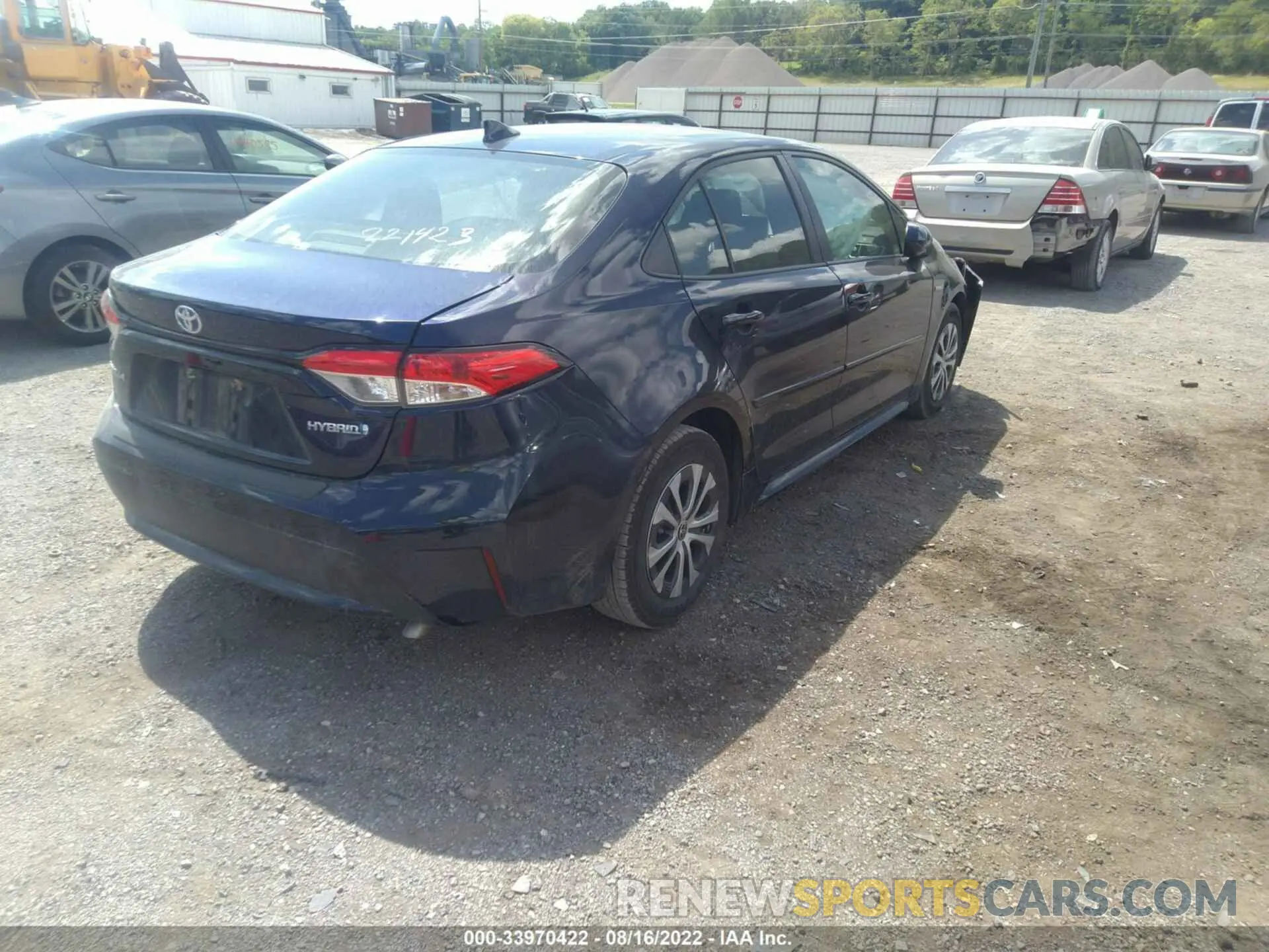 4 Photograph of a damaged car JTDEAMDE1MJ008169 TOYOTA COROLLA 2021