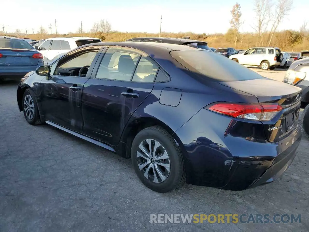 2 Фотография поврежденного автомобиля JTDEAMDE1MJ014893 TOYOTA COROLLA 2021