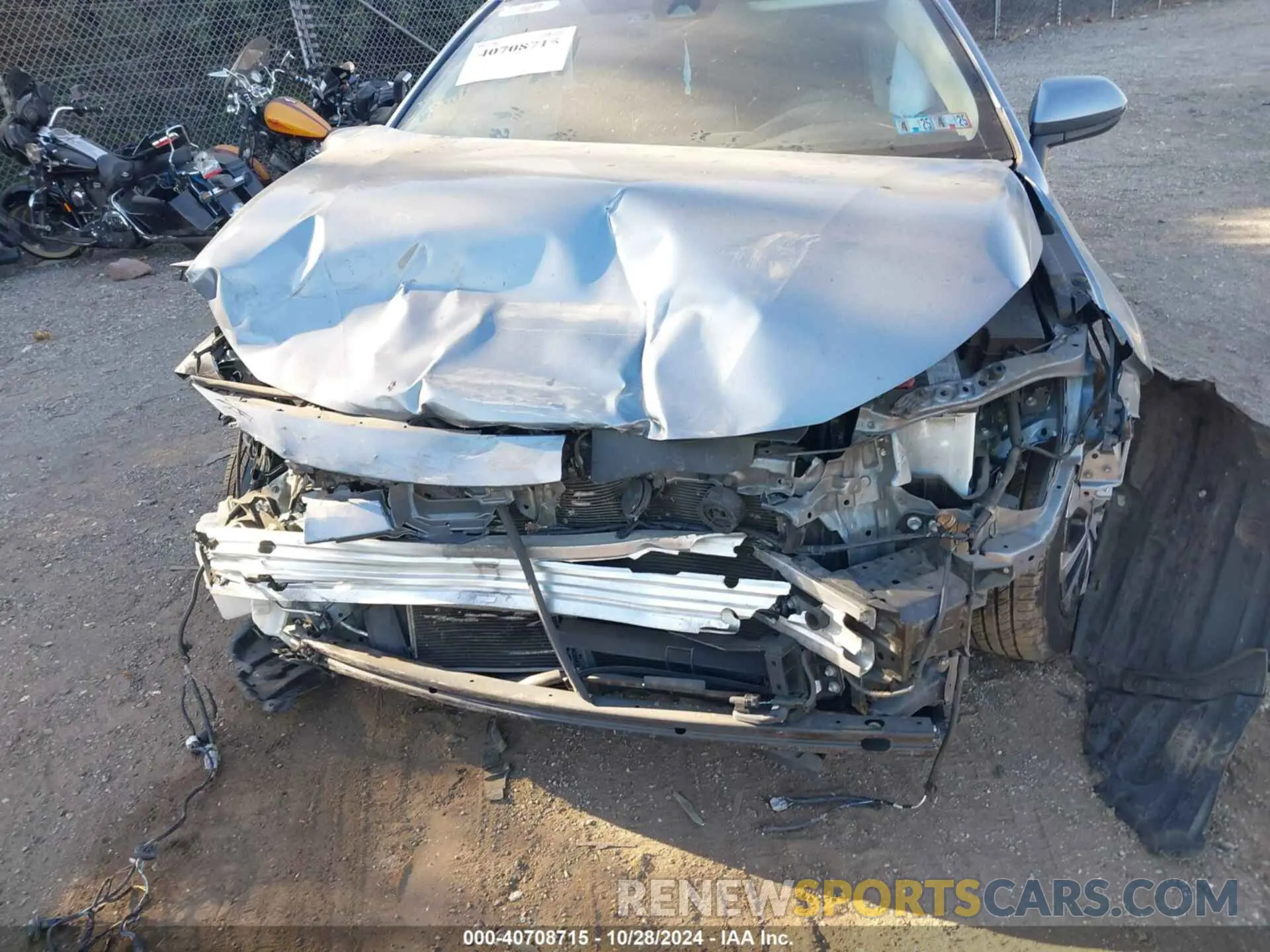 6 Фотография поврежденного автомобиля JTDEAMDE1MJ015560 TOYOTA COROLLA 2021