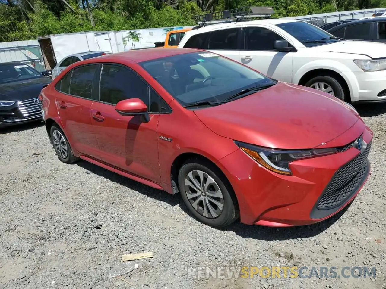 4 Photograph of a damaged car JTDEAMDE1MJ019110 TOYOTA COROLLA 2021