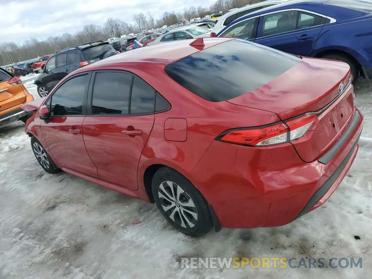 2 Фотография поврежденного автомобиля JTDEAMDE1MJ021858 TOYOTA COROLLA 2021