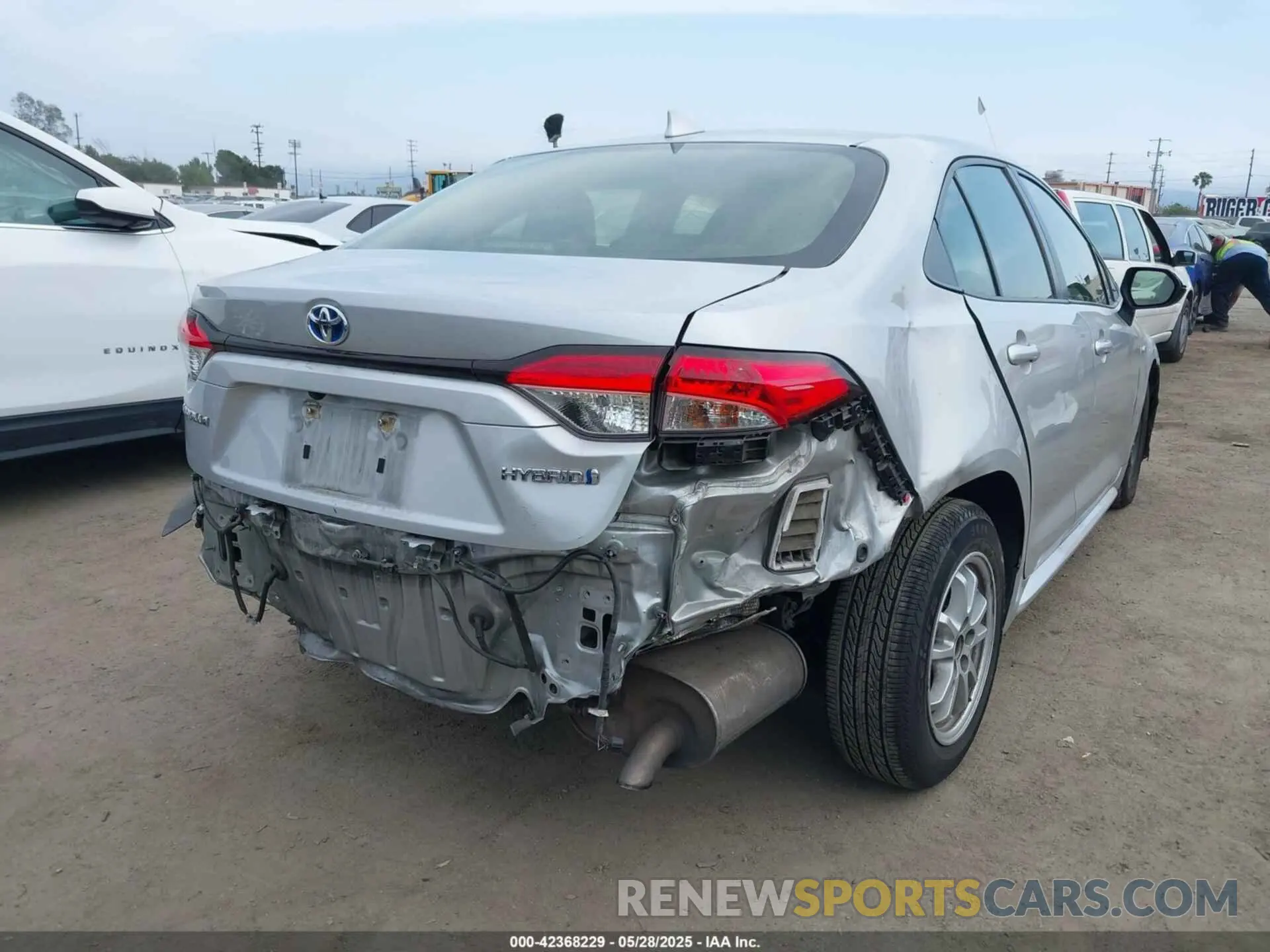 4 Фотография поврежденного автомобиля JTDEAMDE1MJ026932 TOYOTA COROLLA 2021