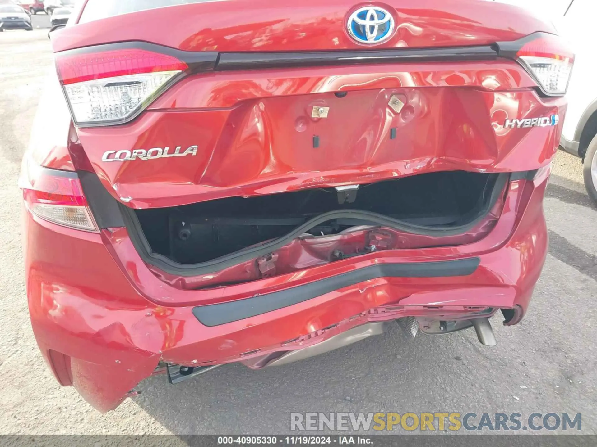 16 Photograph of a damaged car JTDEAMDE1MJ030964 TOYOTA COROLLA 2021