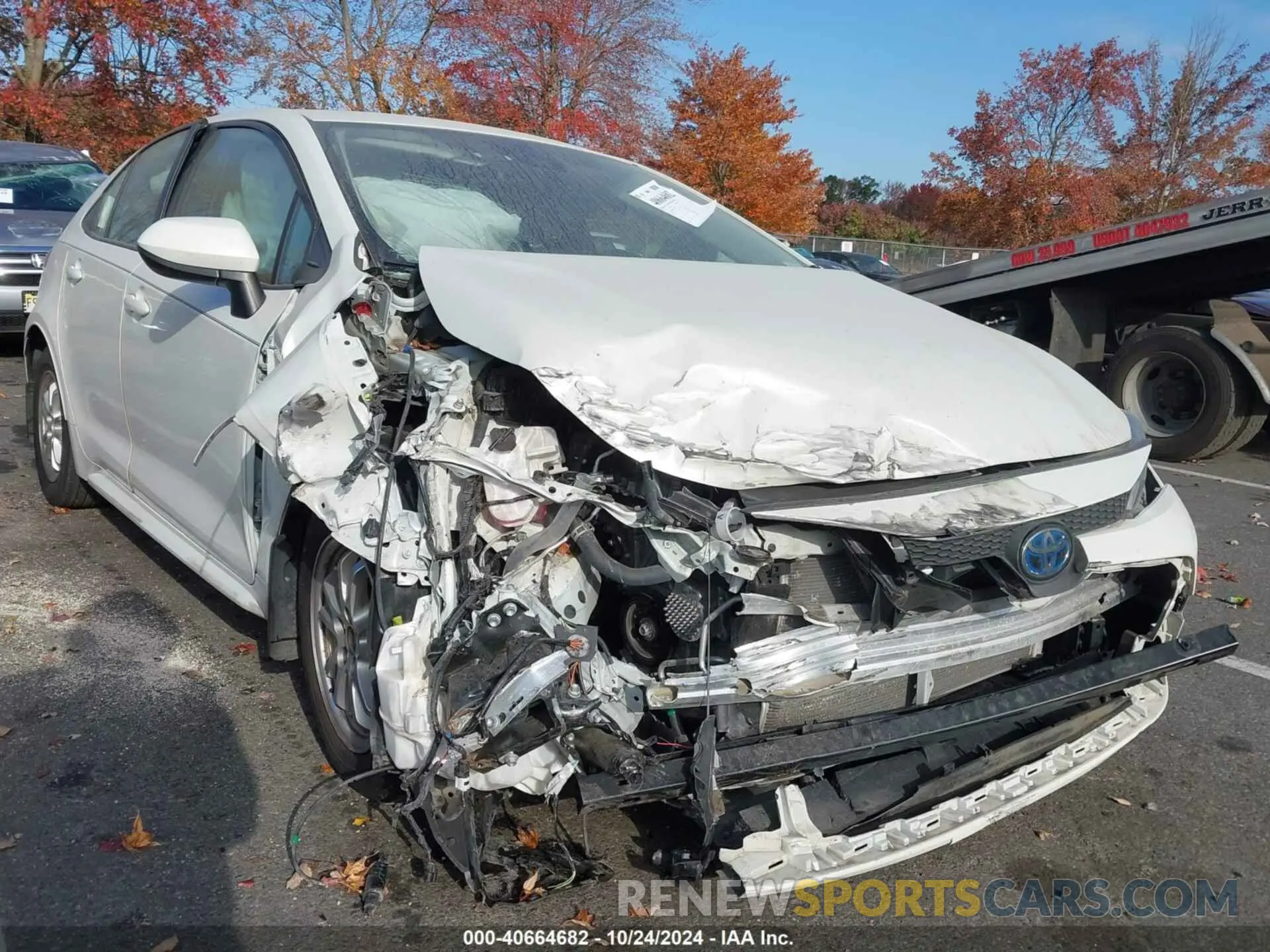 6 Photograph of a damaged car JTDEAMDE2MJ014062 TOYOTA COROLLA 2021