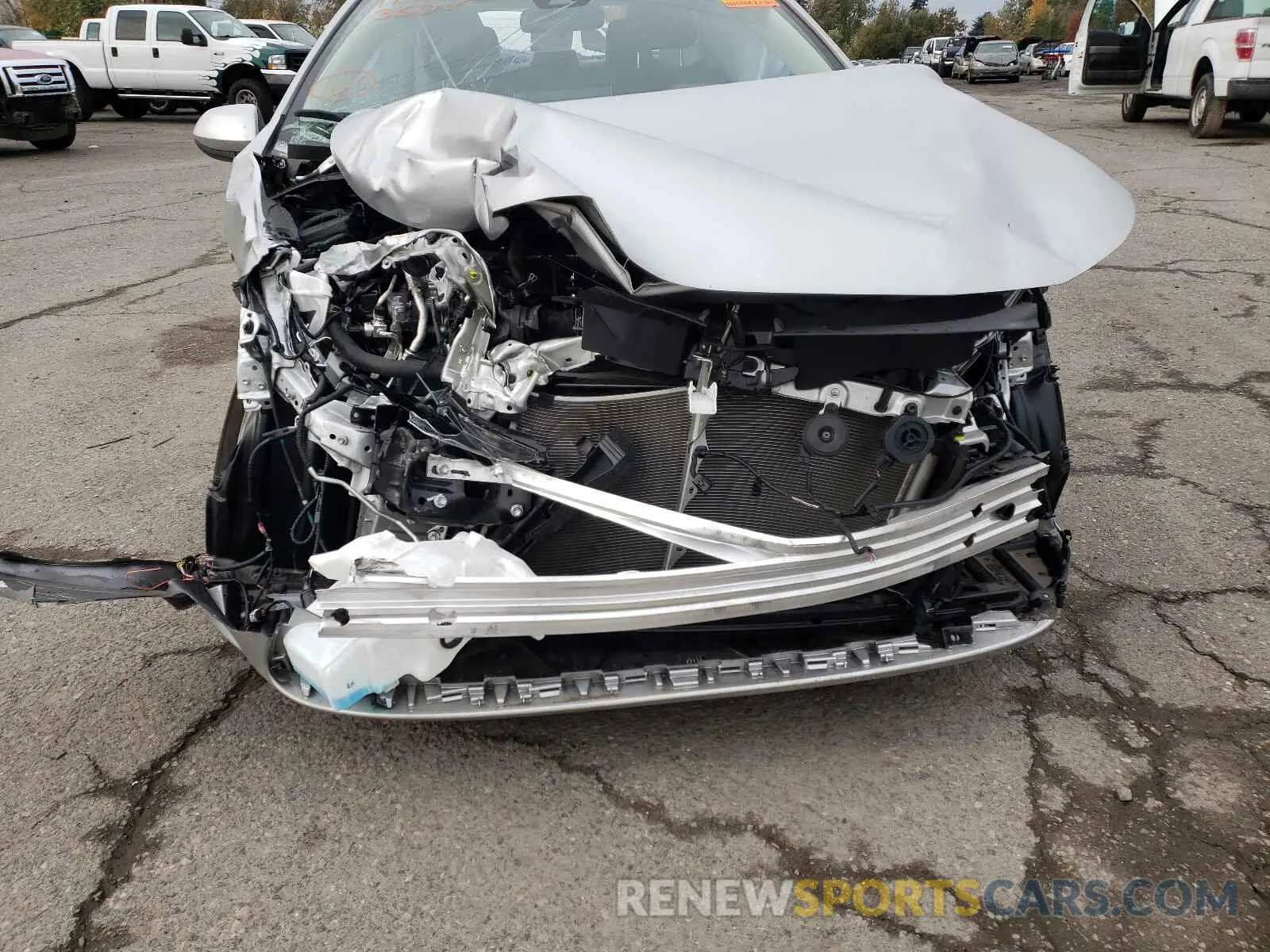 9 Photograph of a damaged car JTDEAMDE2MJ014577 TOYOTA COROLLA 2021