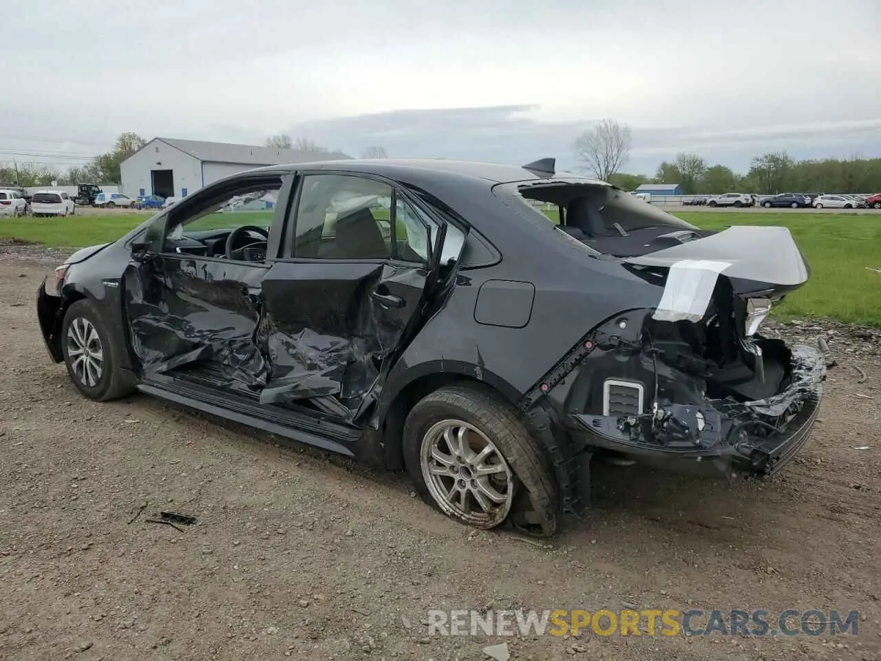 2 Photograph of a damaged car JTDEAMDE2MJ014711 TOYOTA COROLLA 2021
