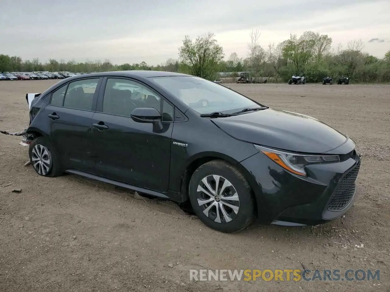 4 Photograph of a damaged car JTDEAMDE2MJ014711 TOYOTA COROLLA 2021