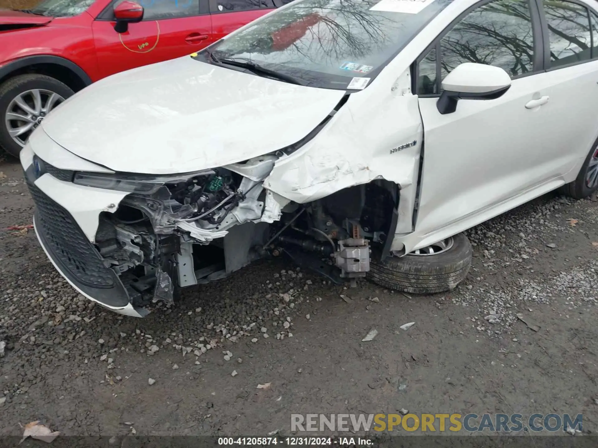 12 Photograph of a damaged car JTDEAMDE2MJ021593 TOYOTA COROLLA 2021