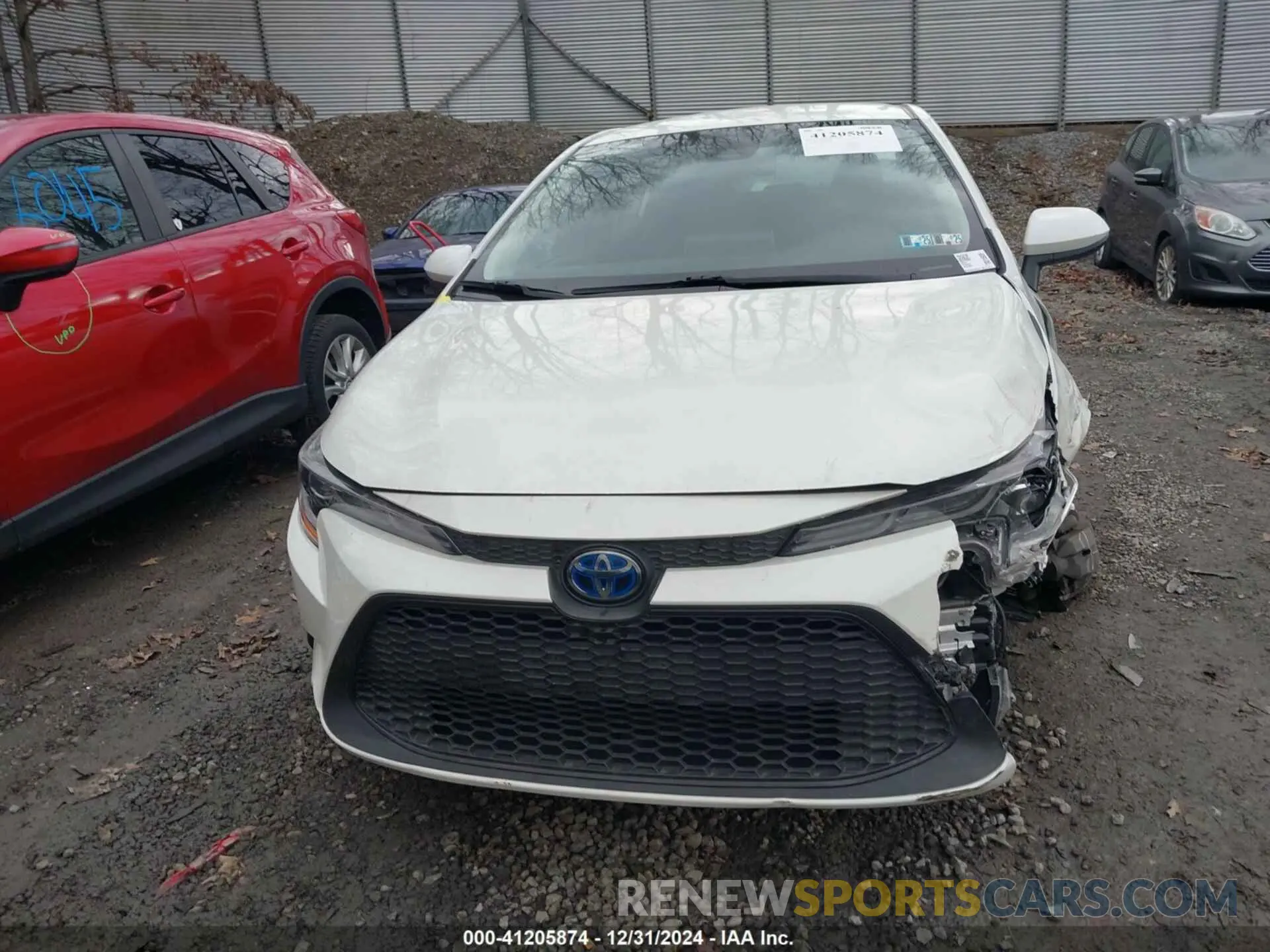 13 Photograph of a damaged car JTDEAMDE2MJ021593 TOYOTA COROLLA 2021