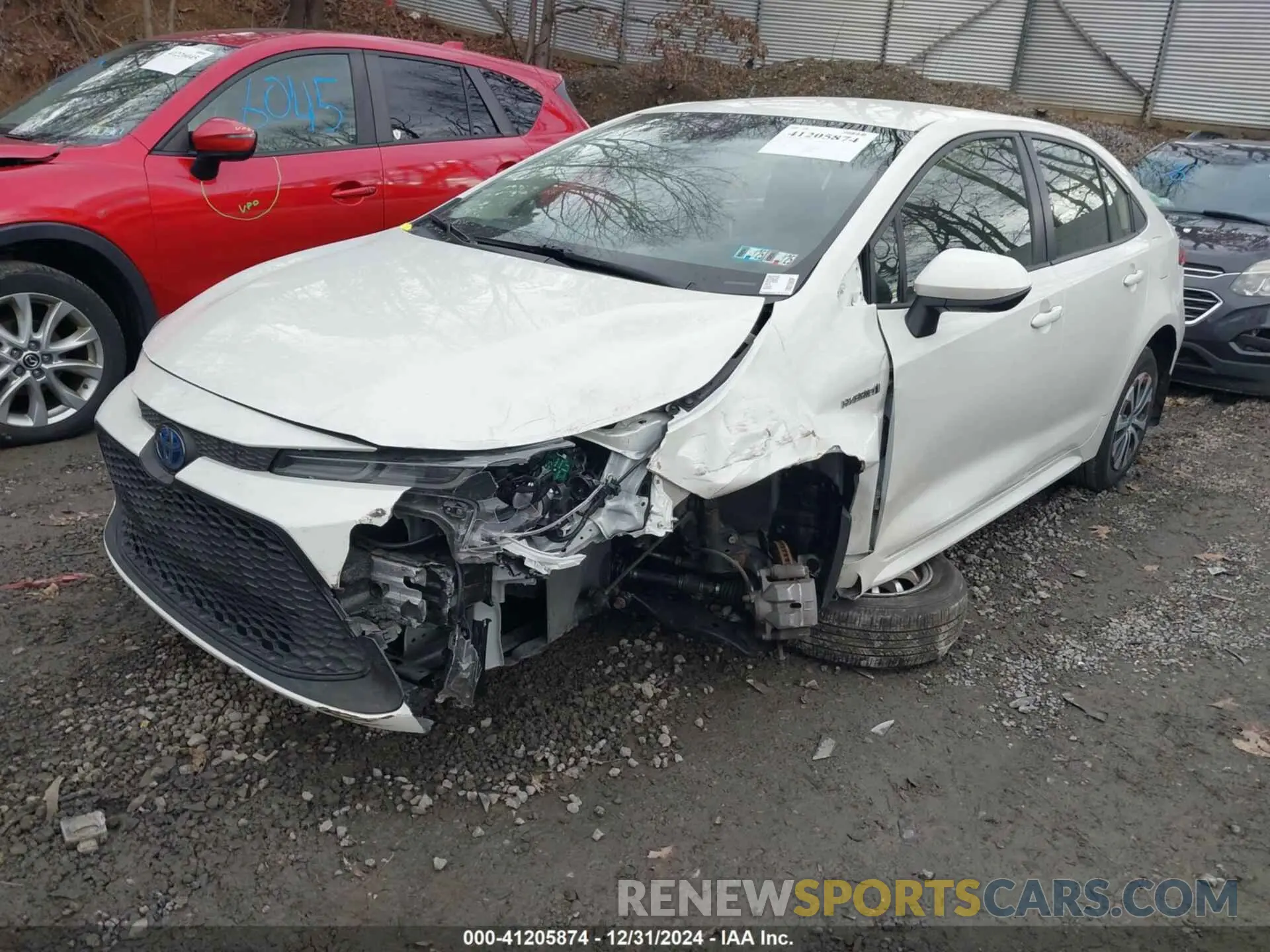 18 Photograph of a damaged car JTDEAMDE2MJ021593 TOYOTA COROLLA 2021