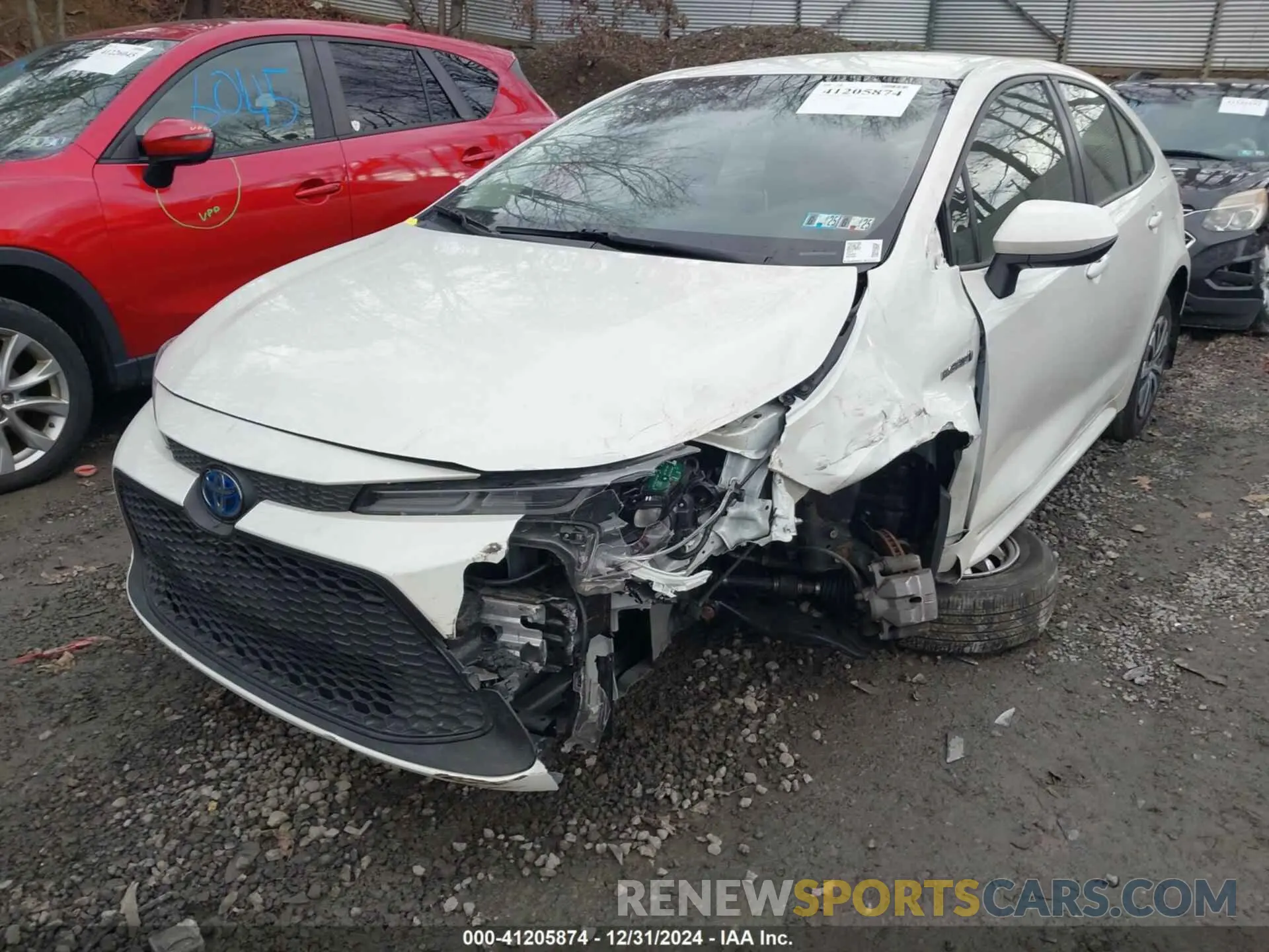 19 Photograph of a damaged car JTDEAMDE2MJ021593 TOYOTA COROLLA 2021