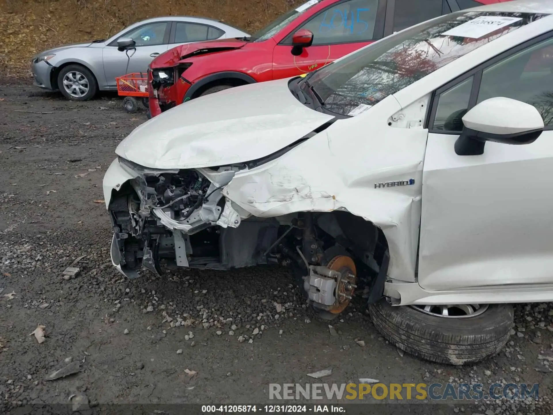 6 Photograph of a damaged car JTDEAMDE2MJ021593 TOYOTA COROLLA 2021