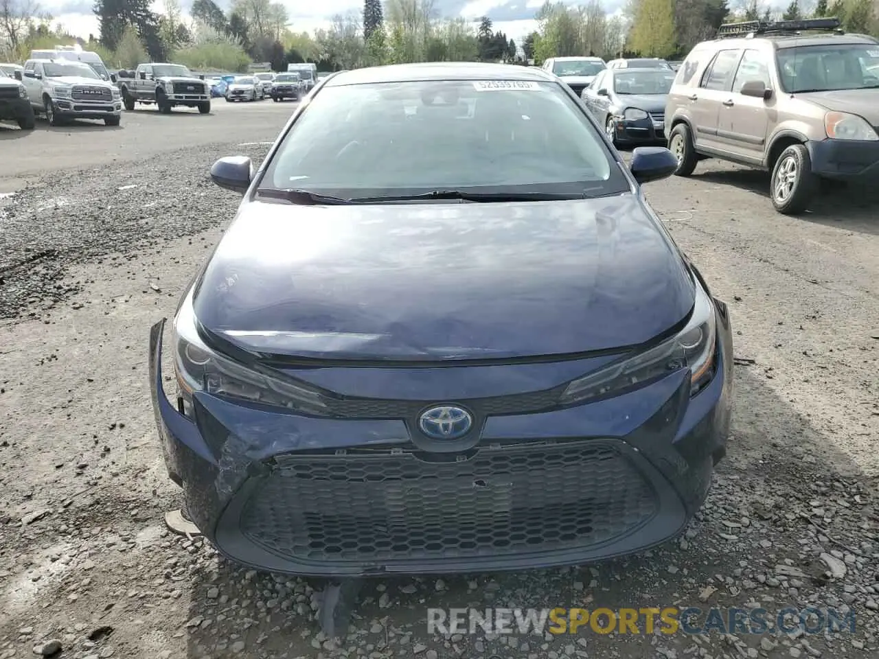 5 Photograph of a damaged car JTDEAMDE2MJ026714 TOYOTA COROLLA 2021