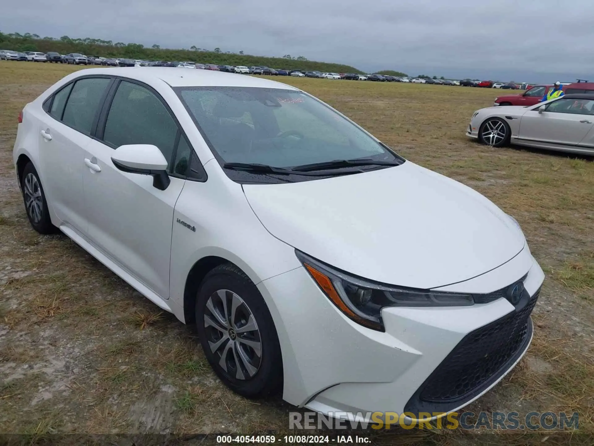 1 Photograph of a damaged car JTDEAMDE2MJ030522 TOYOTA COROLLA 2021