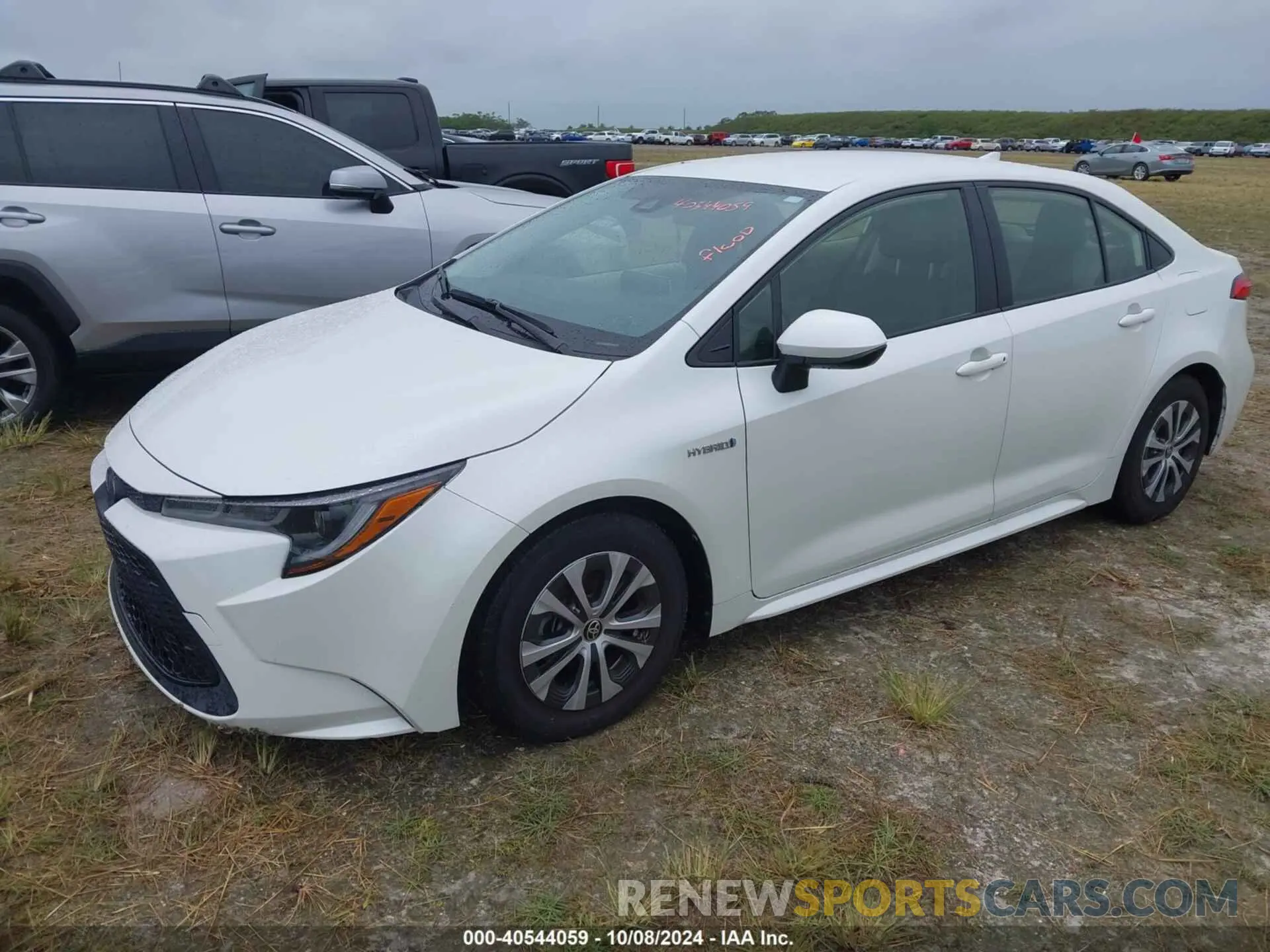 2 Photograph of a damaged car JTDEAMDE2MJ030522 TOYOTA COROLLA 2021
