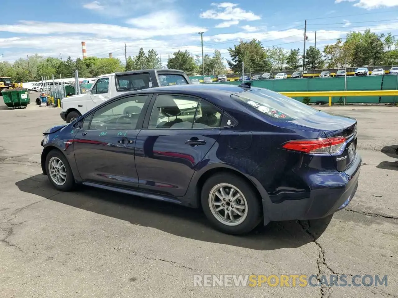 2 Фотография поврежденного автомобиля JTDEAMDE3MJ003961 TOYOTA COROLLA 2021