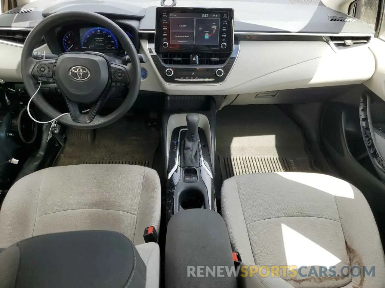 8 Фотография поврежденного автомобиля JTDEAMDE3MJ003961 TOYOTA COROLLA 2021