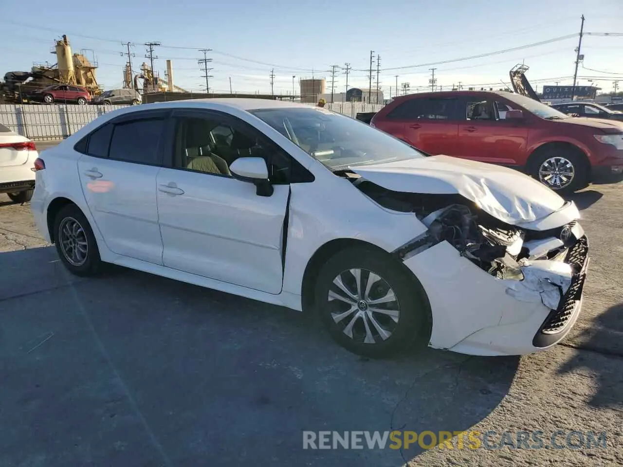 4 Photograph of a damaged car JTDEAMDE3MJ006181 TOYOTA COROLLA 2021